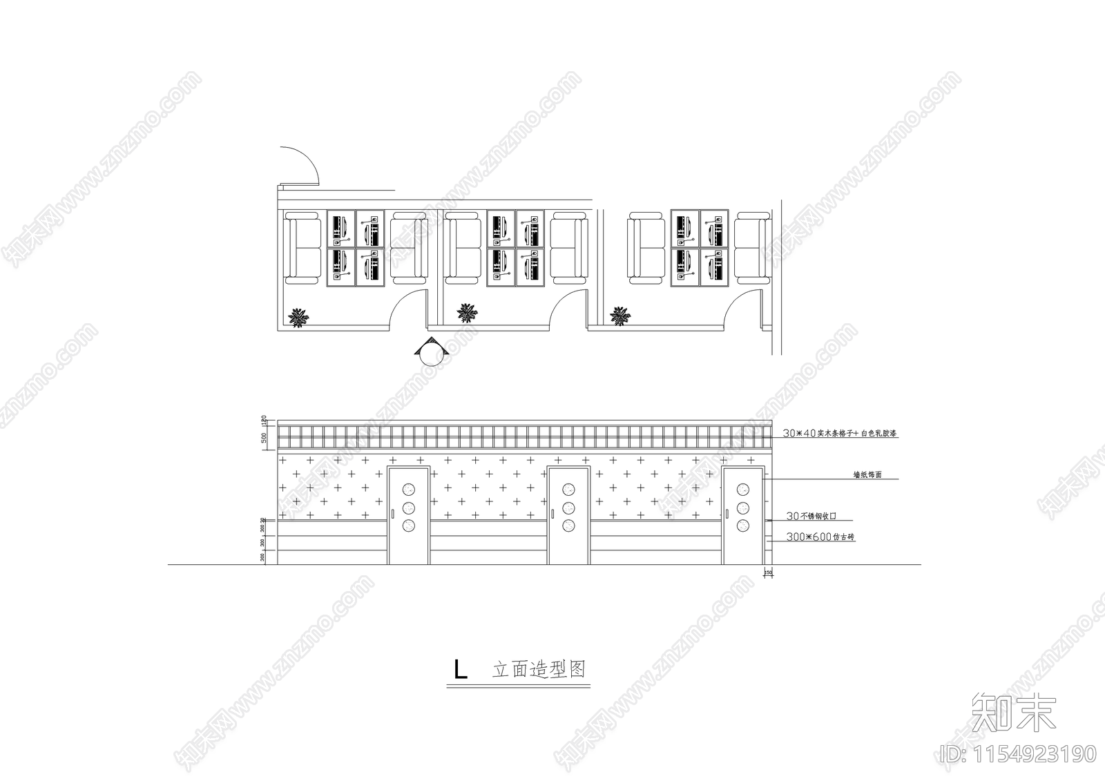 大学城网吧cad施工图下载【ID:1154923190】