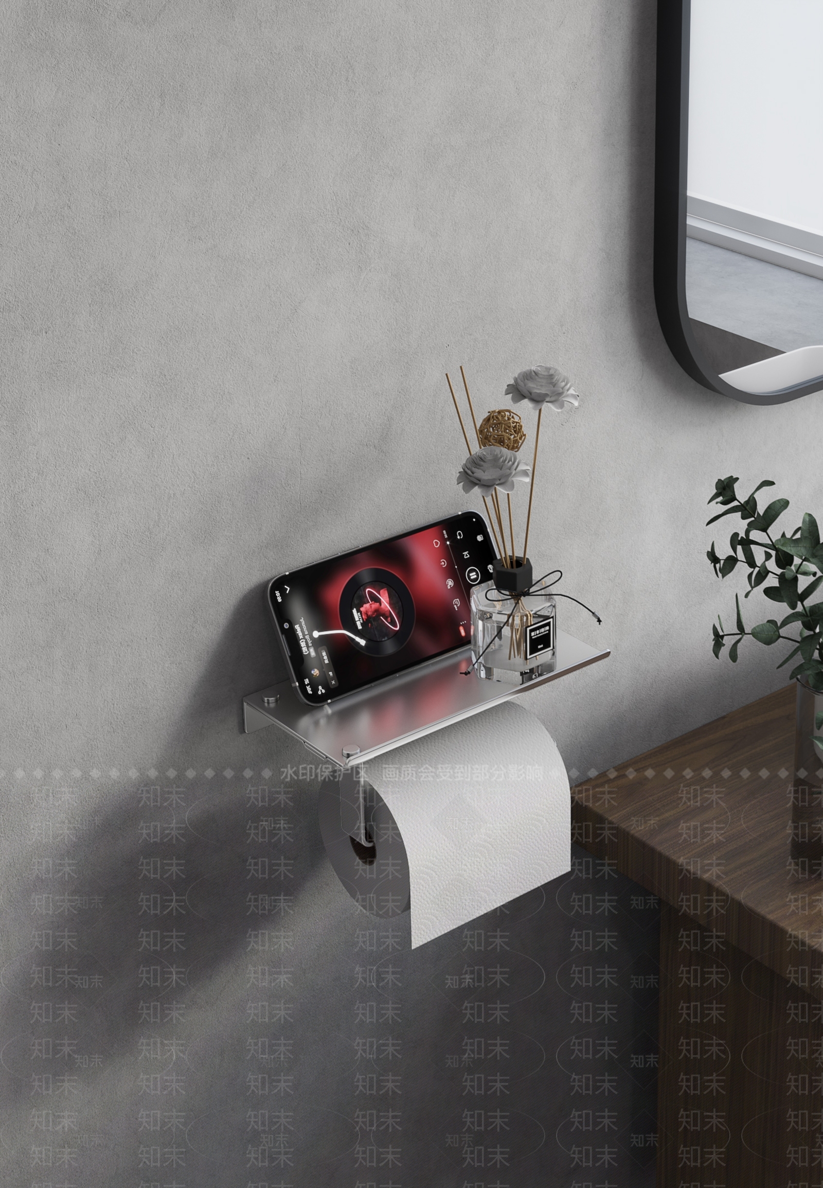 纸巾架3D模型下载【ID:1154924542】