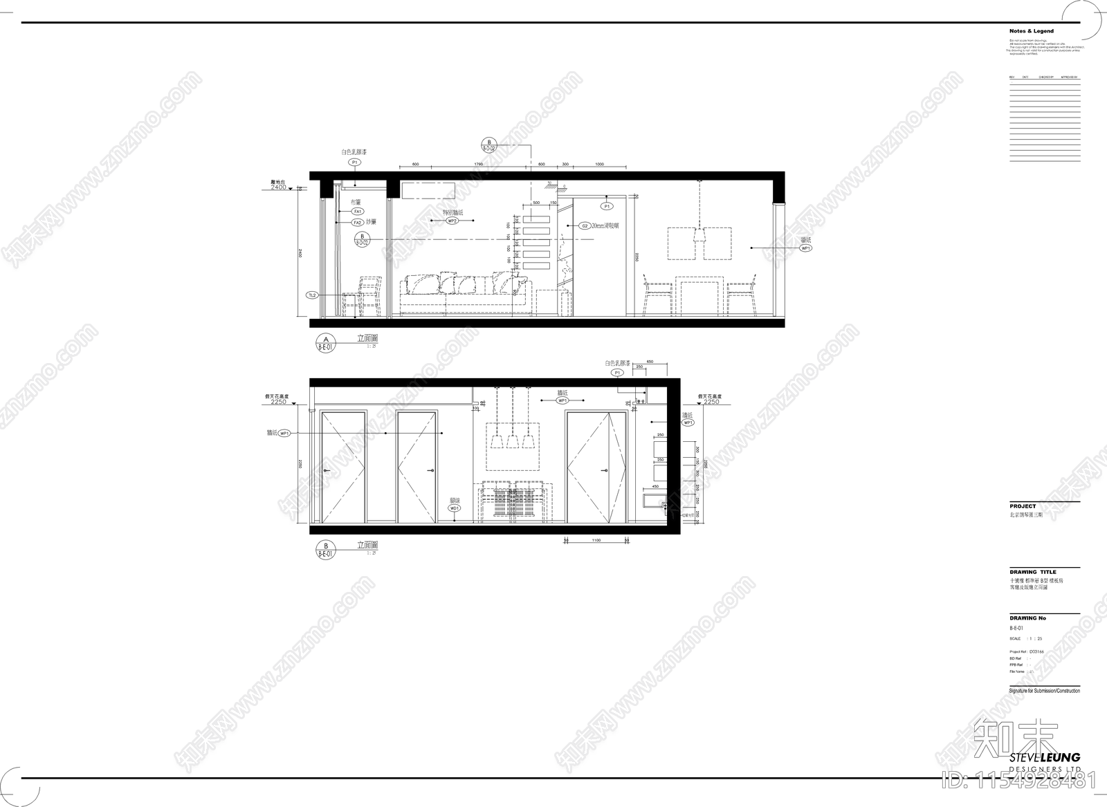 朗琴园10号cad施工图下载【ID:1154928481】