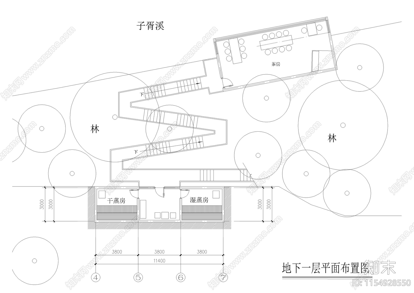 道教主题客房平面图施工图下载【ID:1154928550】