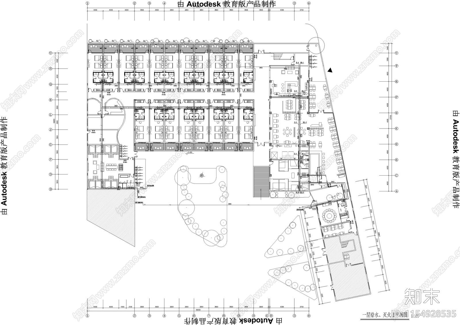 旅馆宿舍给排水施工图下载【ID:1154928535】