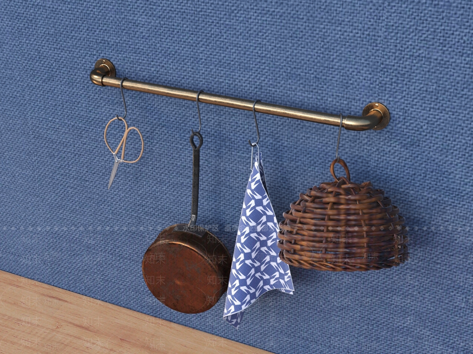 厨房用具3D模型下载【ID:1154934740】