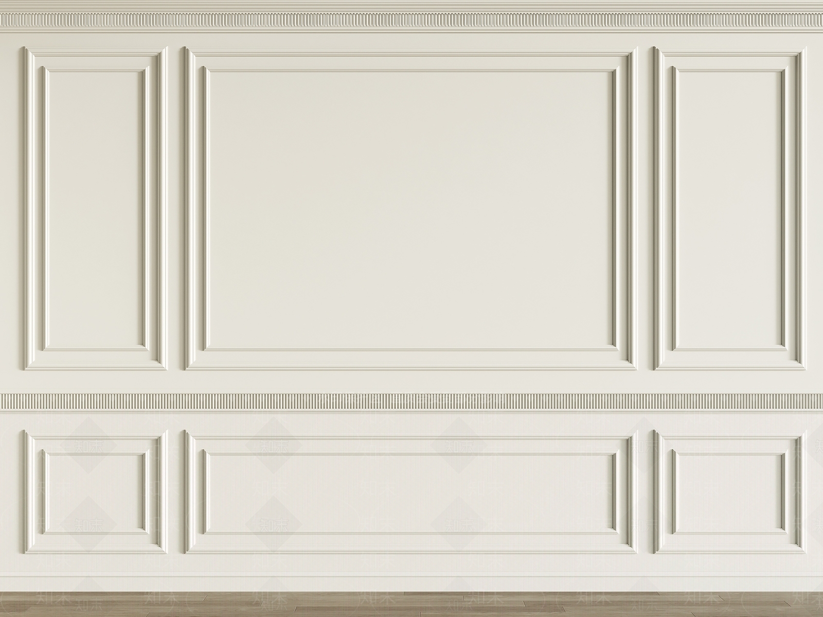 简欧卧室背景墙3D模型下载【ID:1154938898】