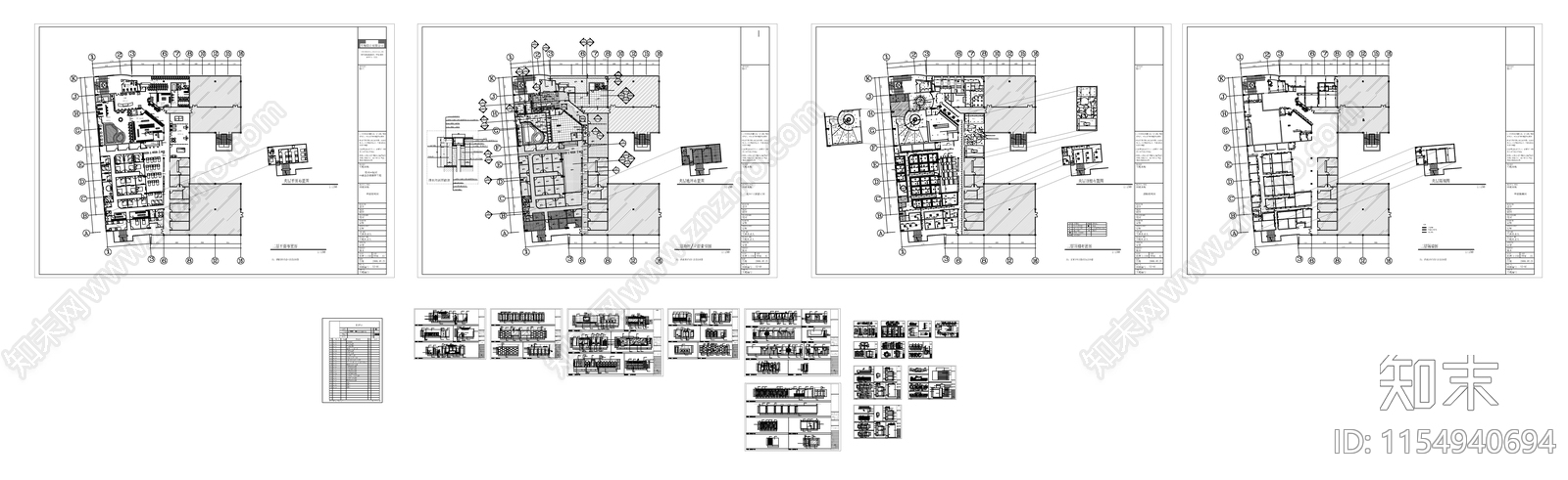 某桑拿空间装修图cad施工图下载【ID:1154940694】