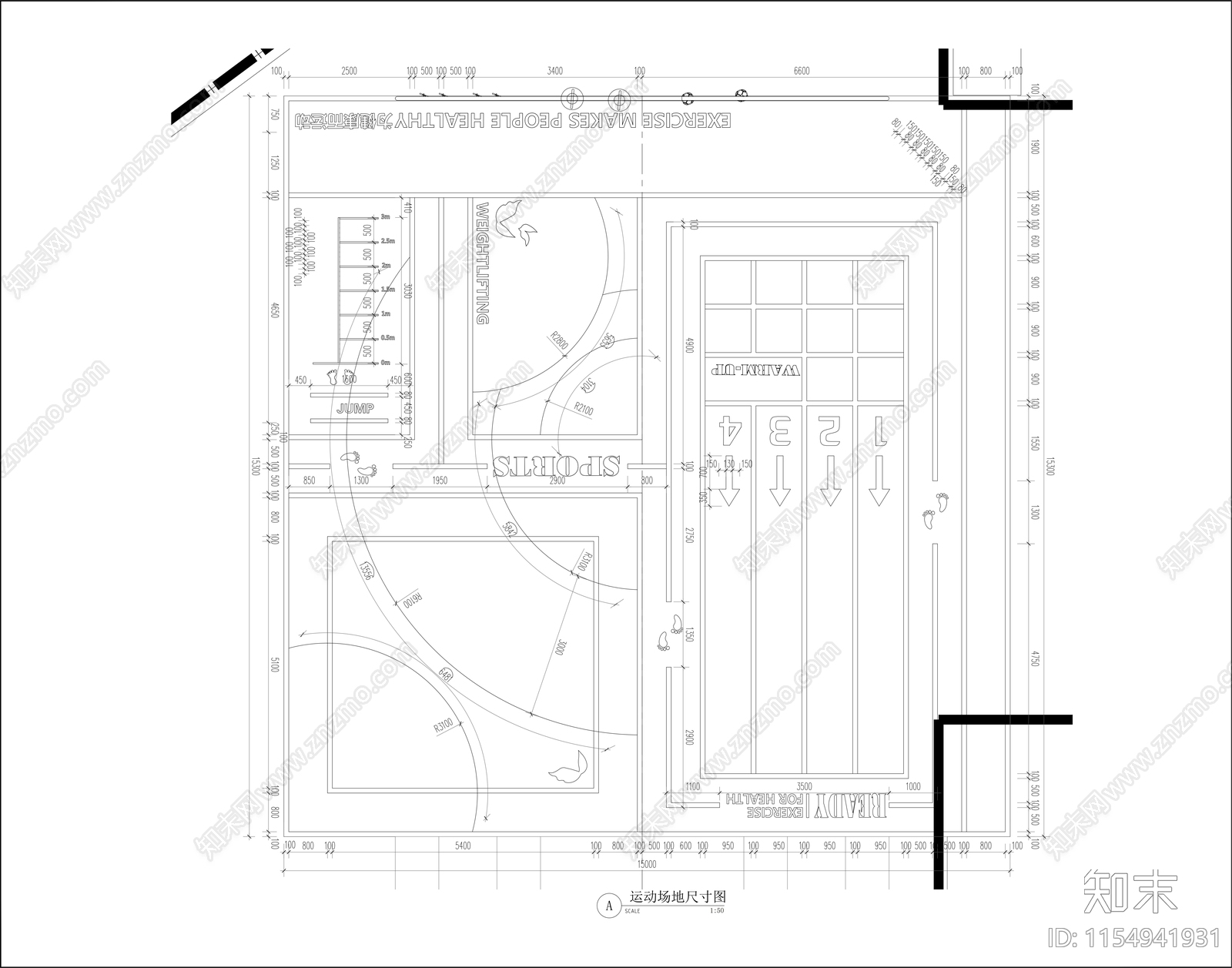 现代风格大区景观cad施工图下载【ID:1154941931】