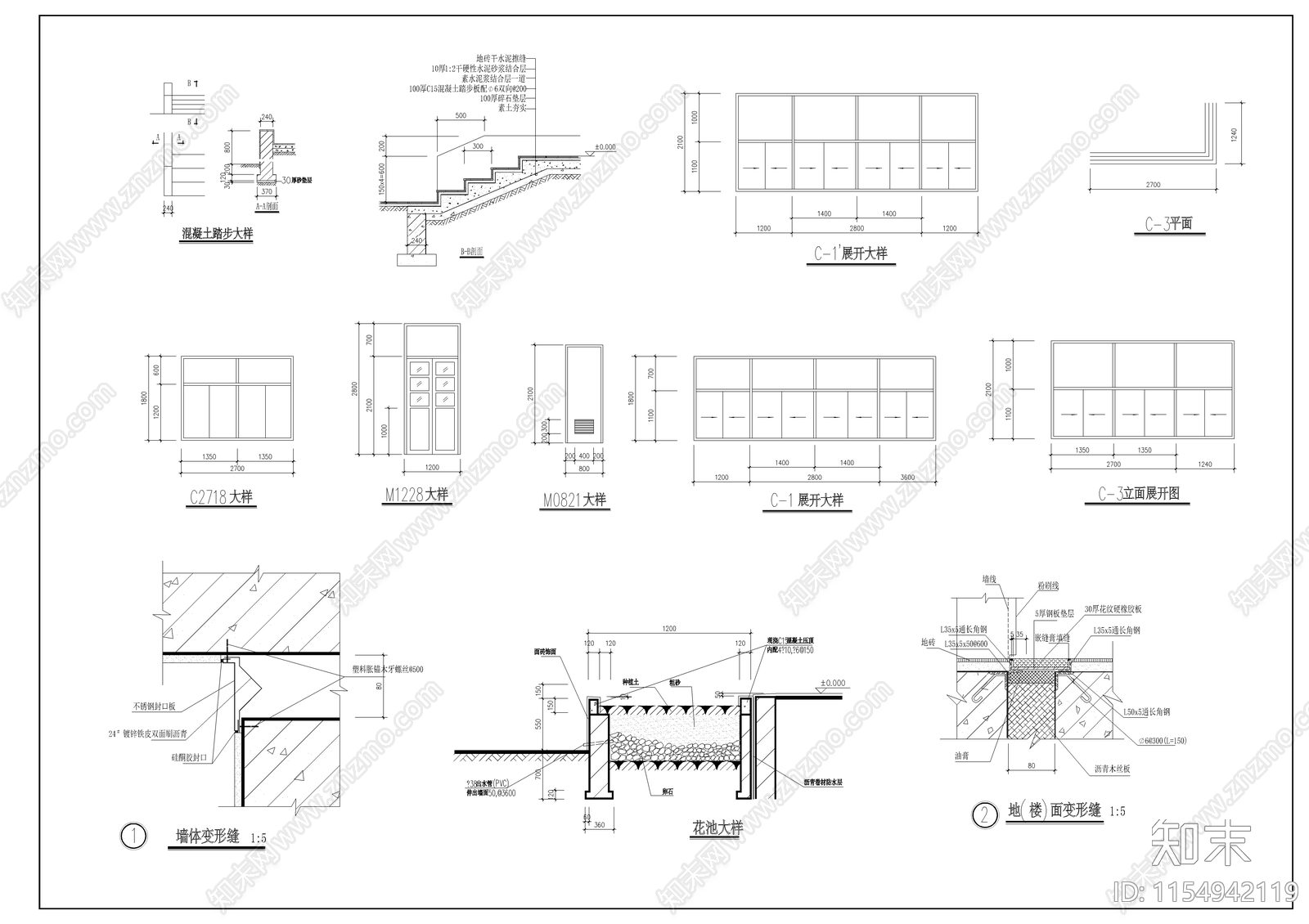 学生宿舍建筑图cad施工图下载【ID:1154942119】