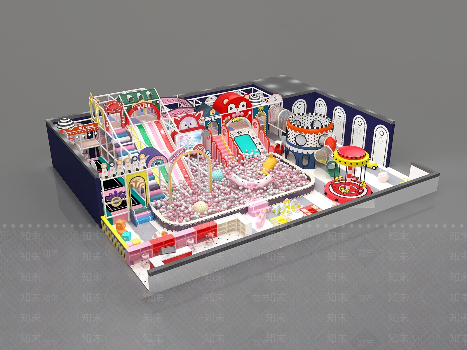 儿童器材3D模型下载【ID:1154943140】