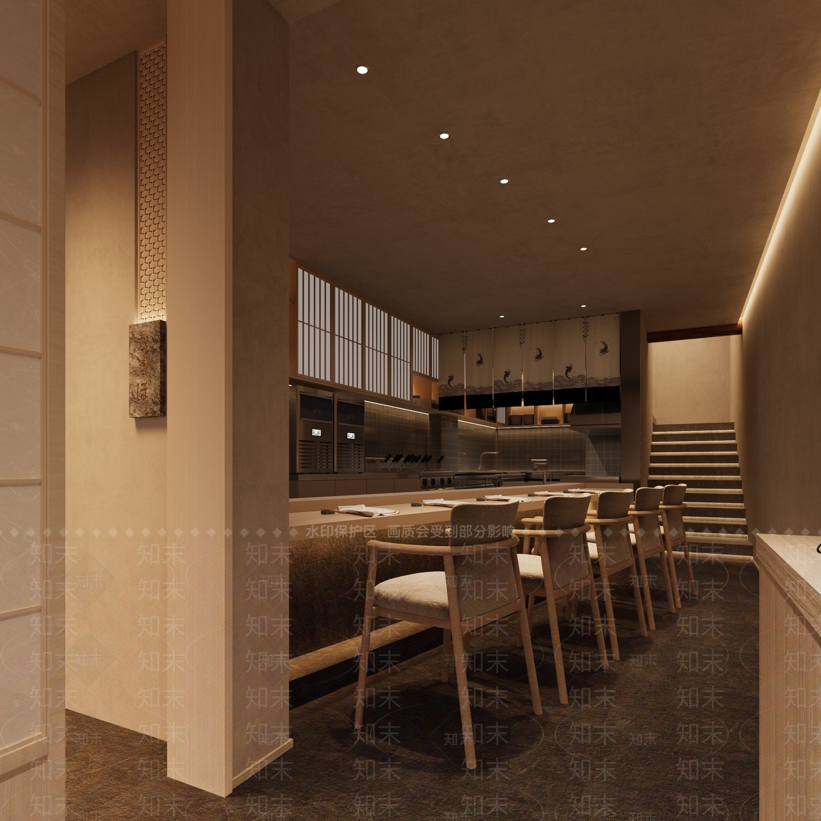 日式餐厅料理3D模型下载【ID:1154944887】