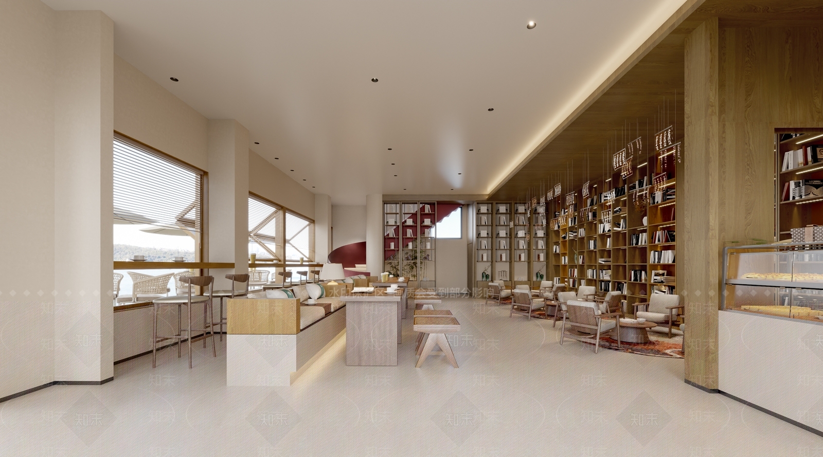 现代咖啡厅3D模型下载【ID:1154953784】