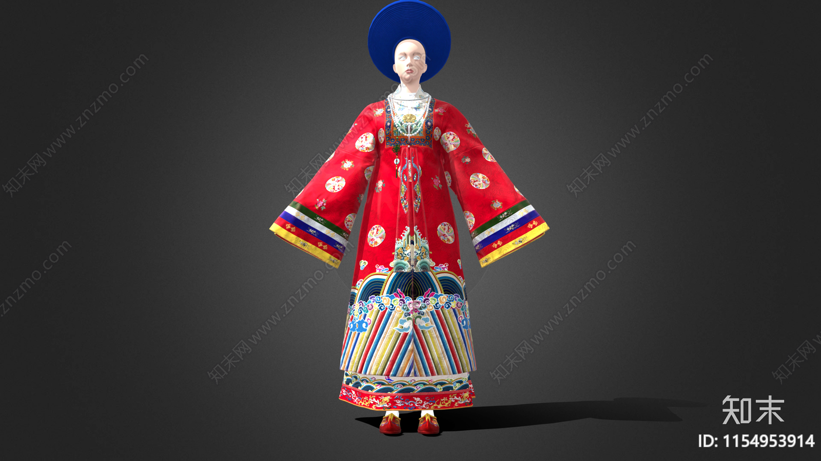 汉服3D模型下载【ID:1154953914】