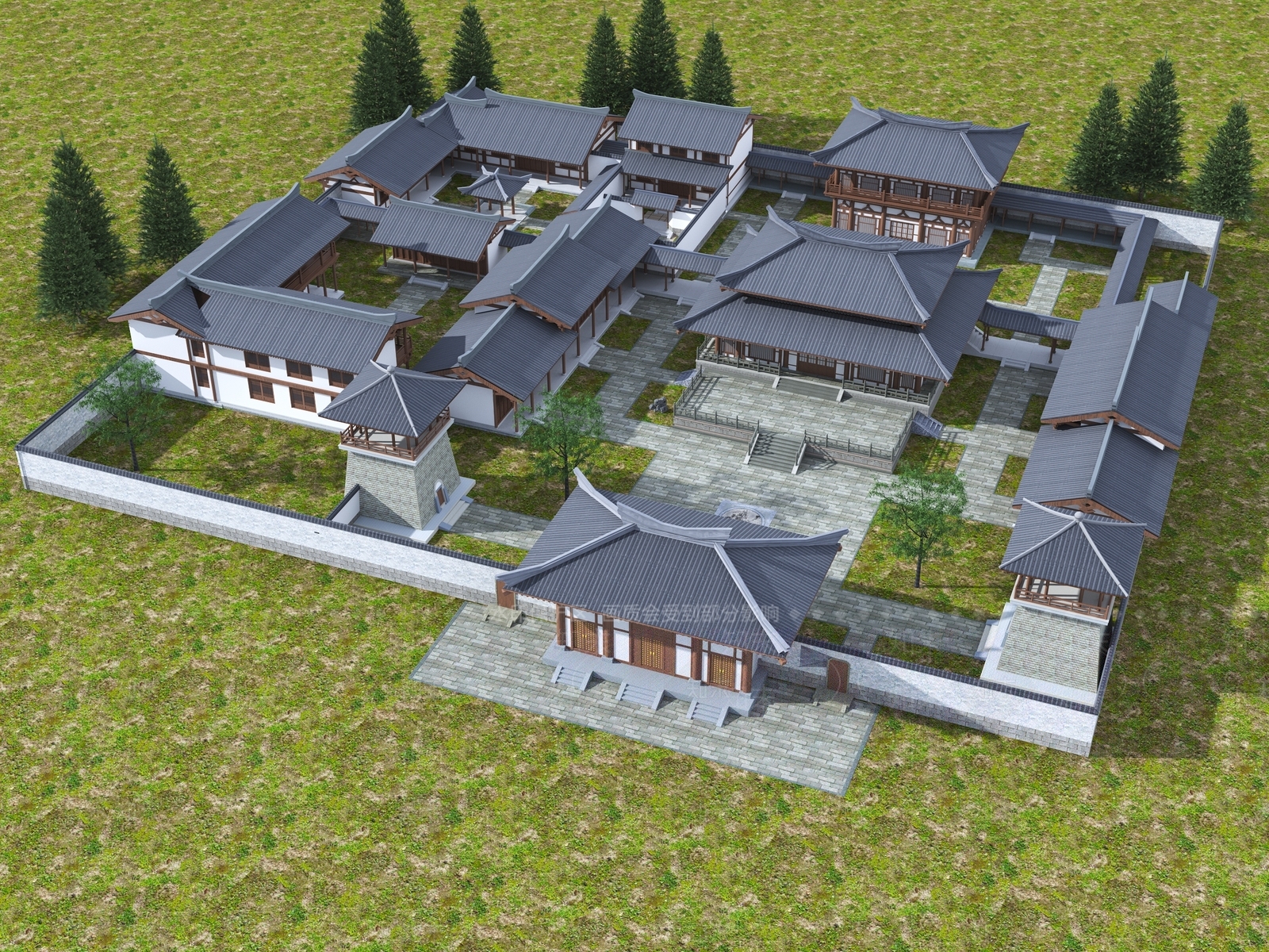古建筑SU模型精品下载_SketchUp模型_知末网