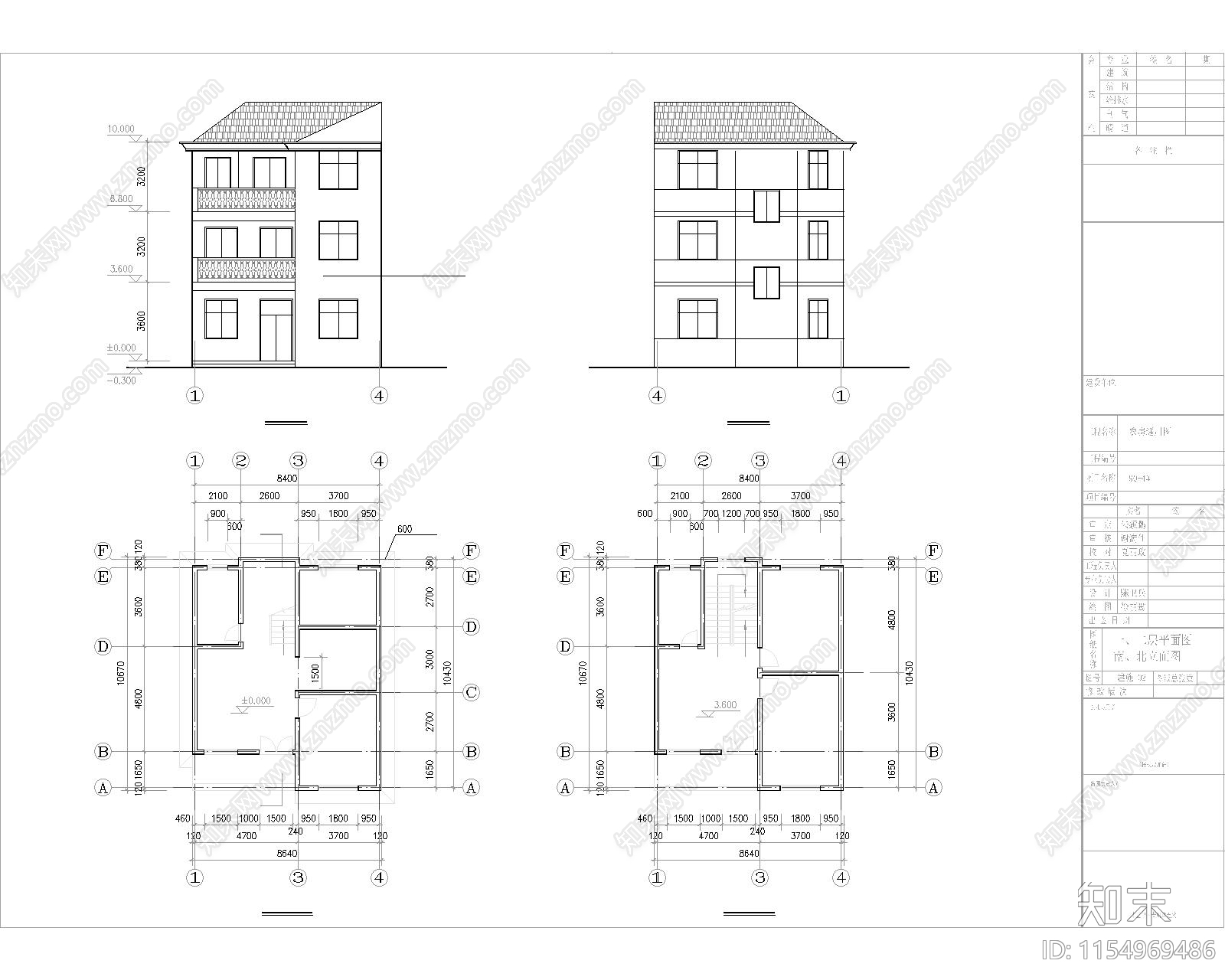 D113cad施工图下载【ID:1154969486】