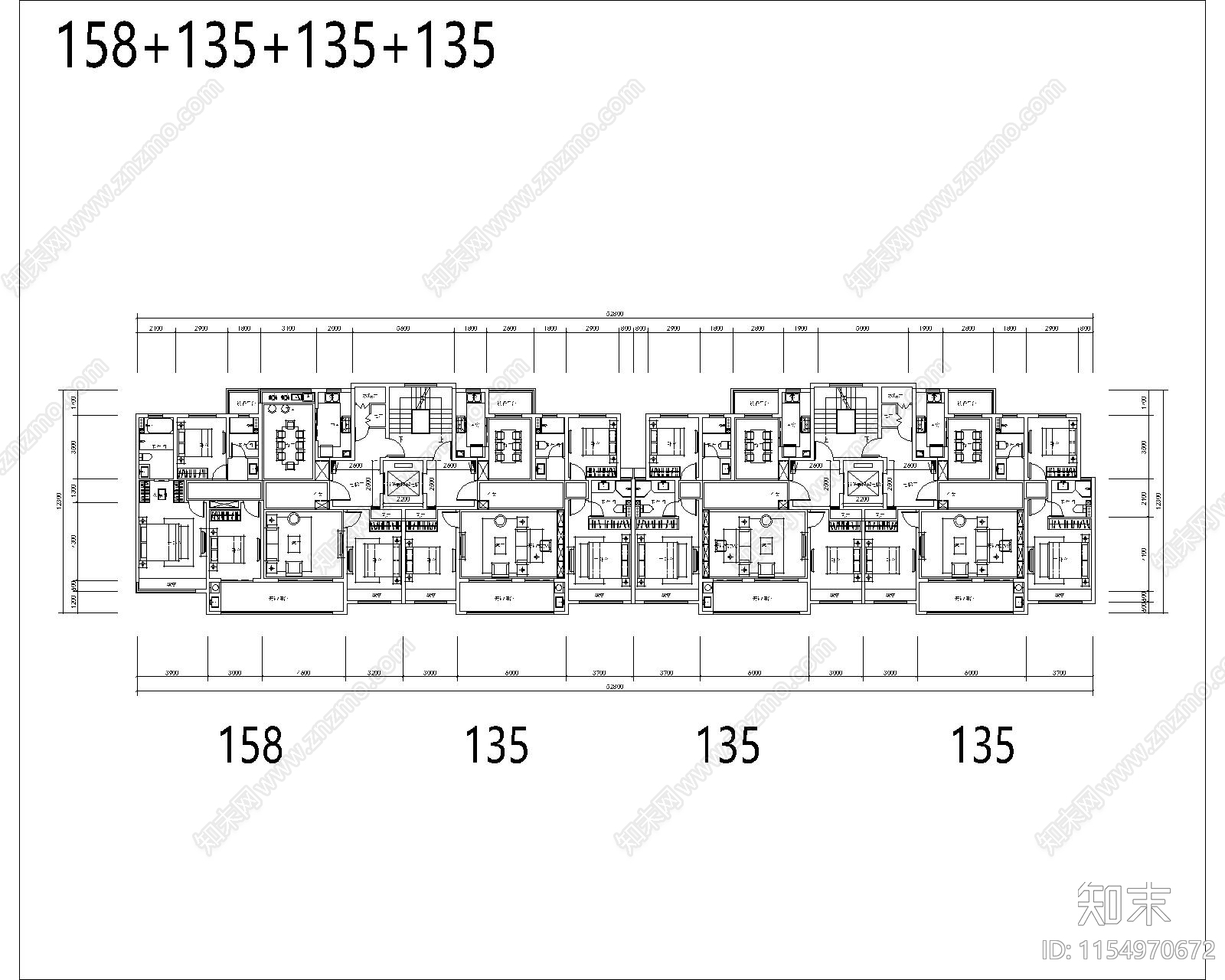 158cad施工图下载【ID:1154970672】