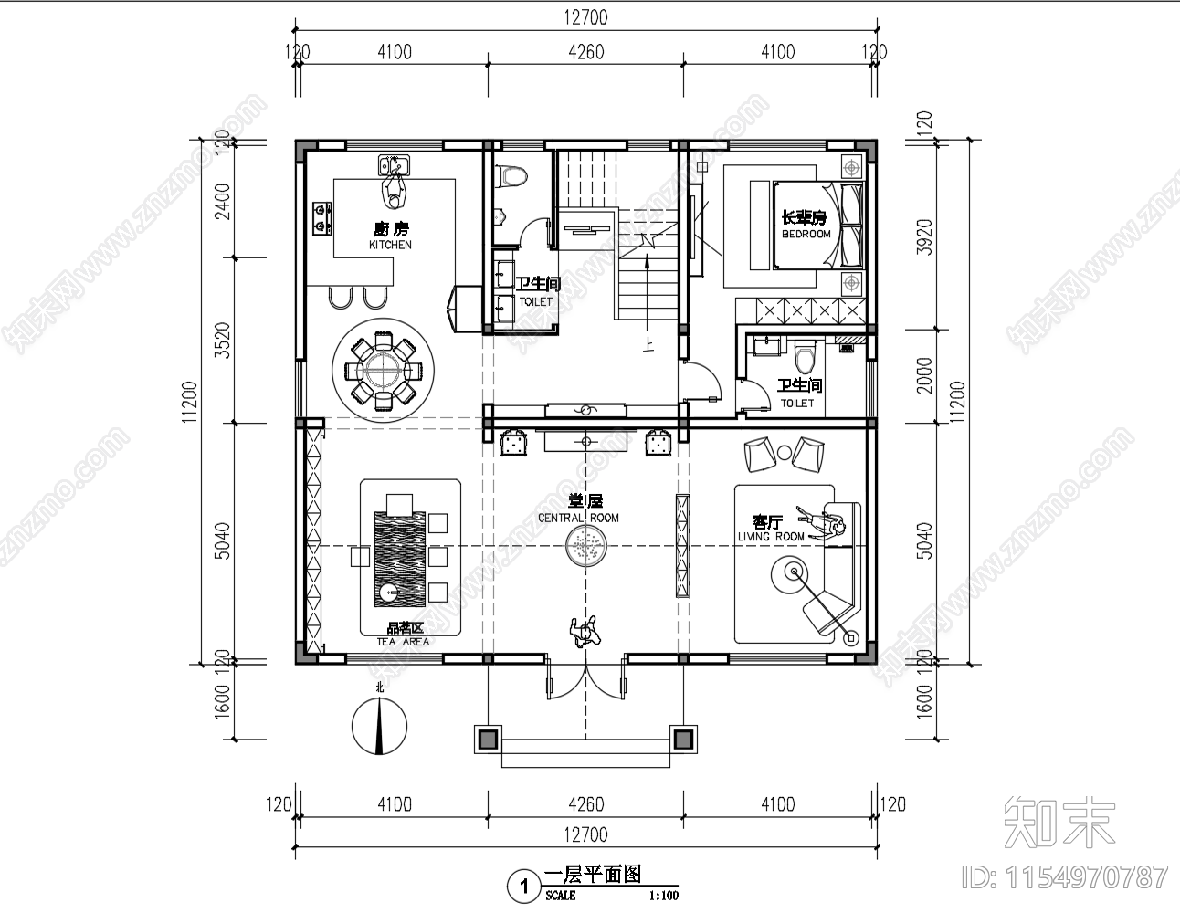 三层农村自建房施工图下载【ID:1154970787】