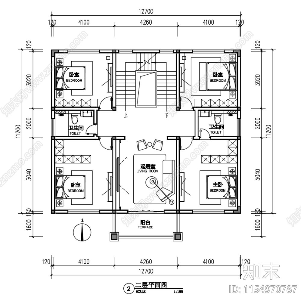 三层农村自建房施工图下载【ID:1154970787】