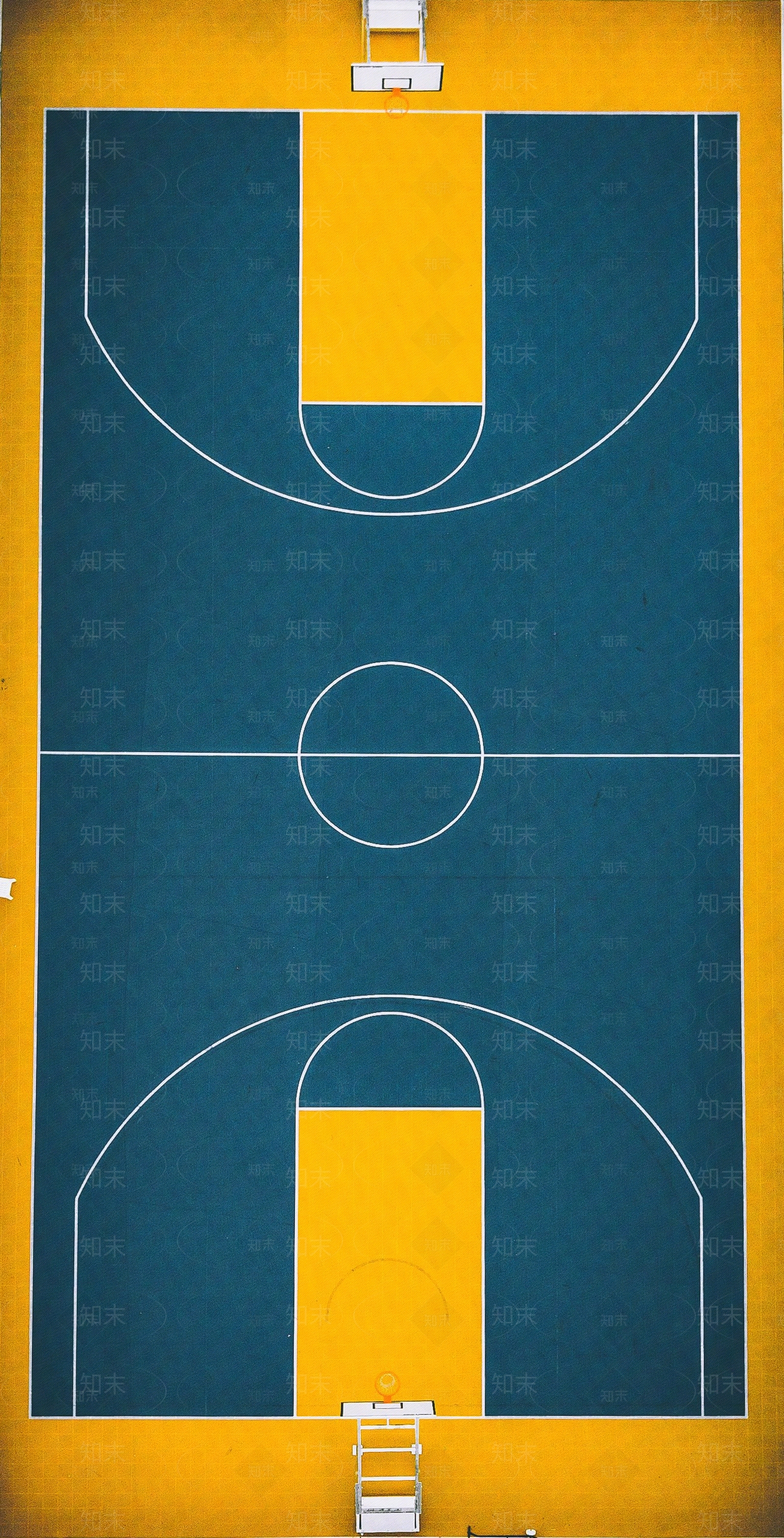篮球场场地地面贴图下载【ID:1154975066】