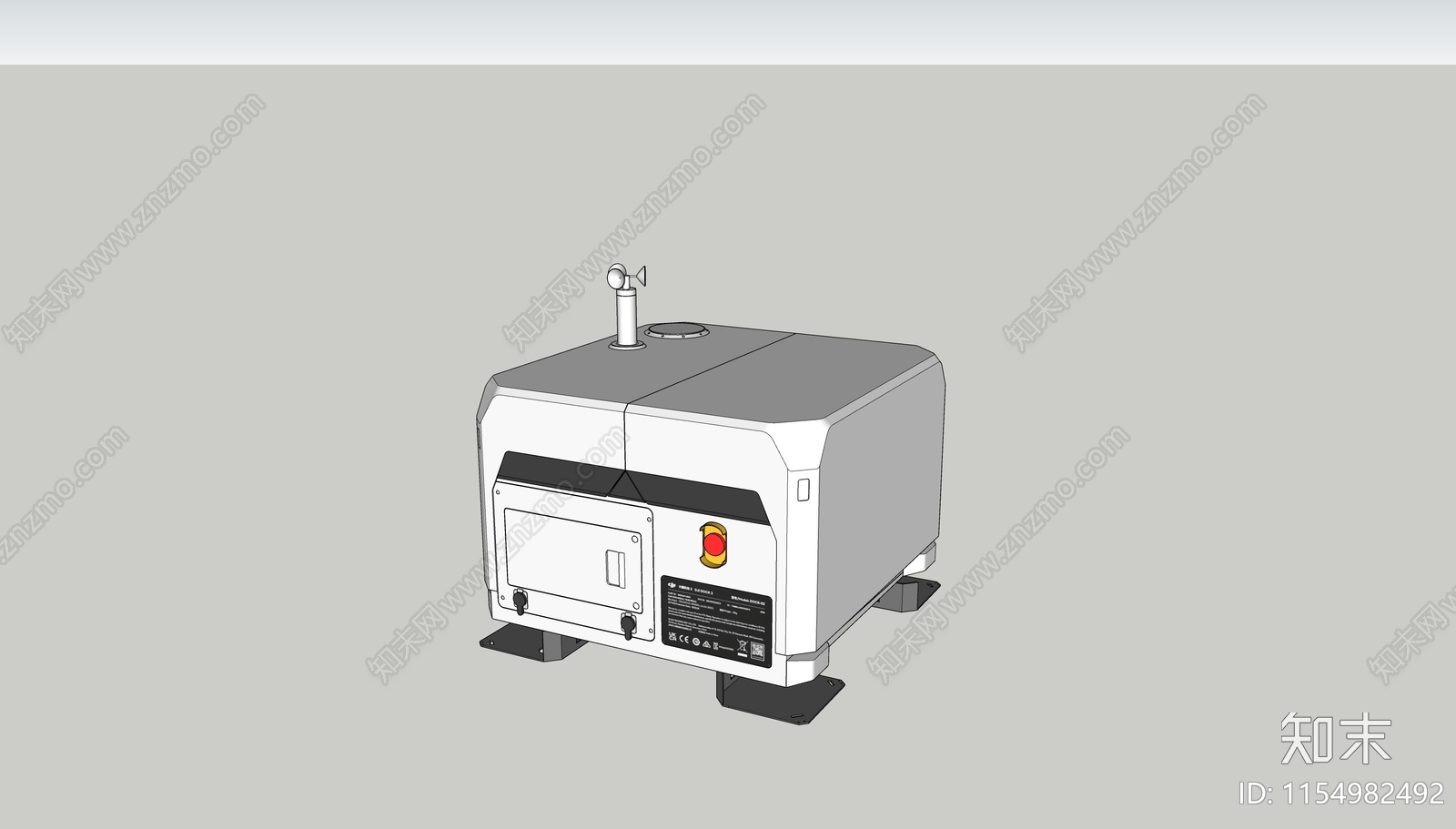 无人机大疆机场SU模型下载【ID:1154982492】