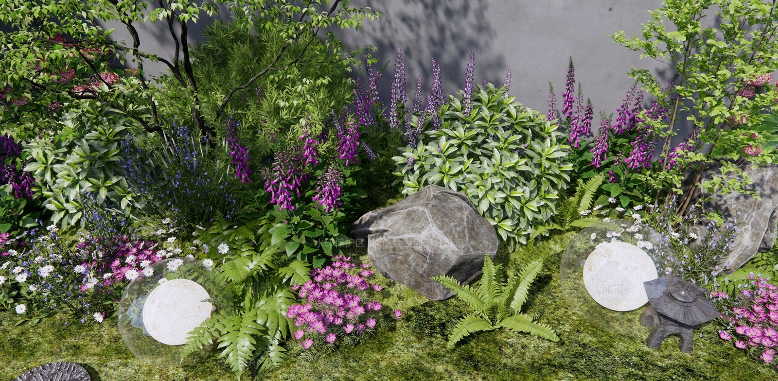 花草组合3D模型下载【ID:1154994809】