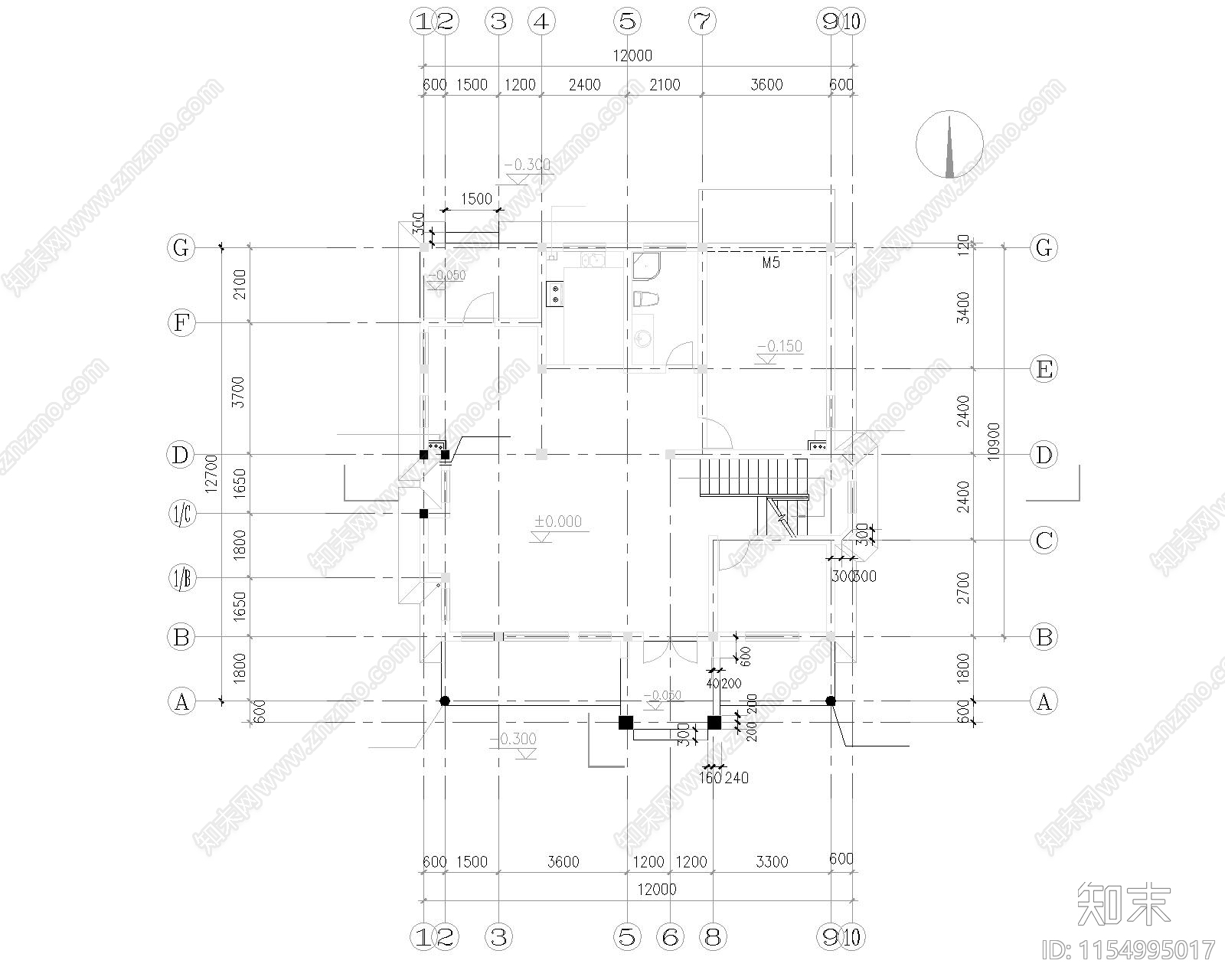 D090cad施工图下载【ID:1154995017】