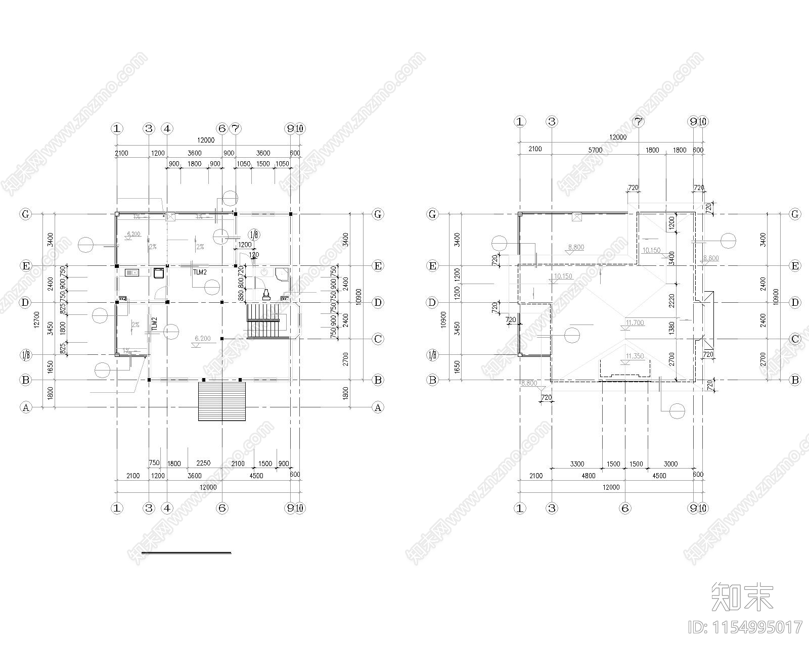 D090cad施工图下载【ID:1154995017】