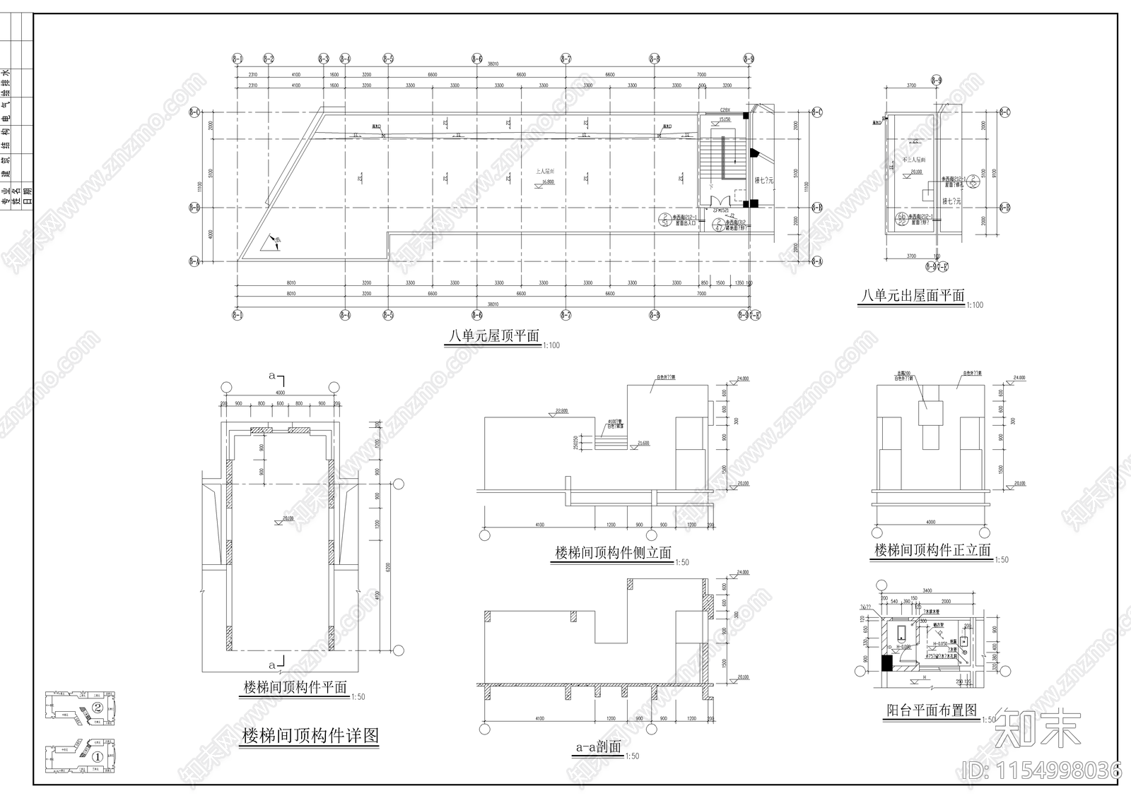 学生宿舍建cad施工图下载【ID:1154998036】