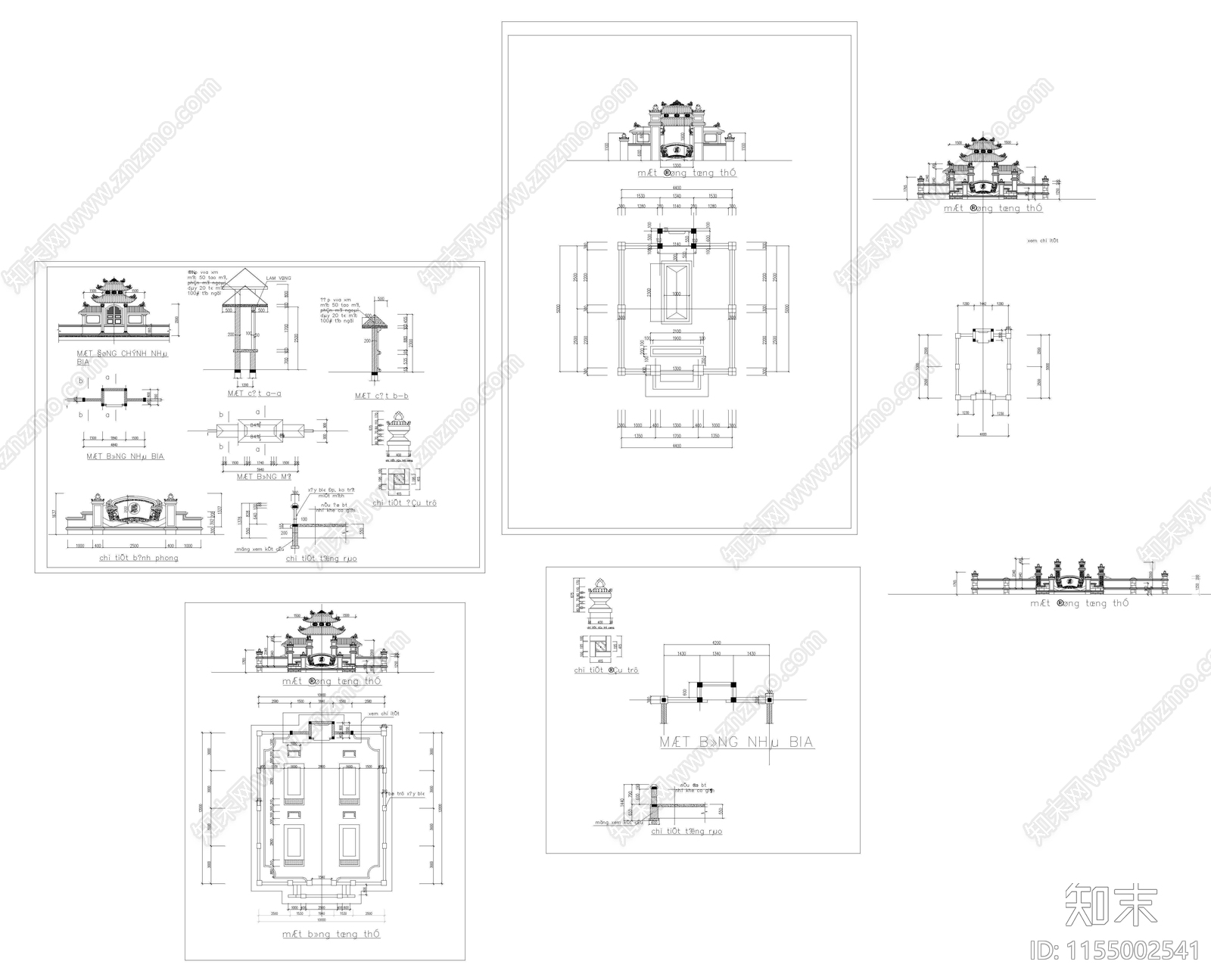 墓地2004施工图下载【ID:1155002541】