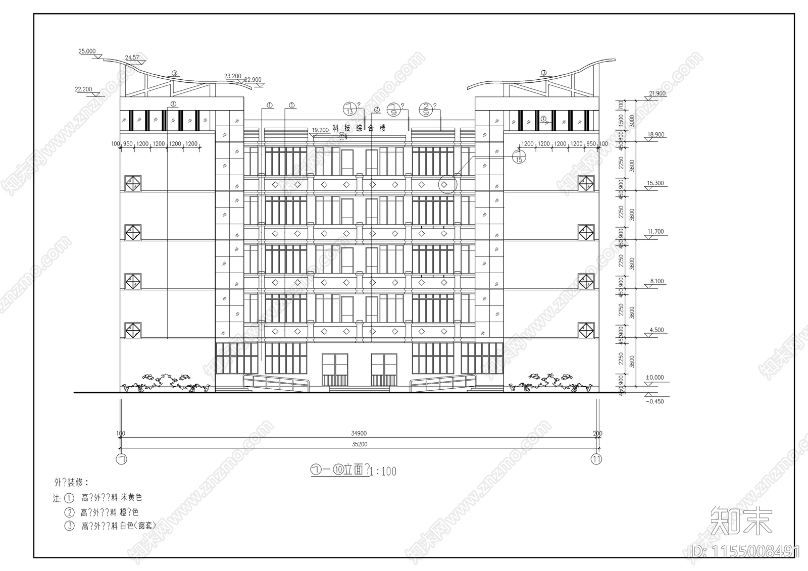 小学全cad施工图下载【ID:1155008491】