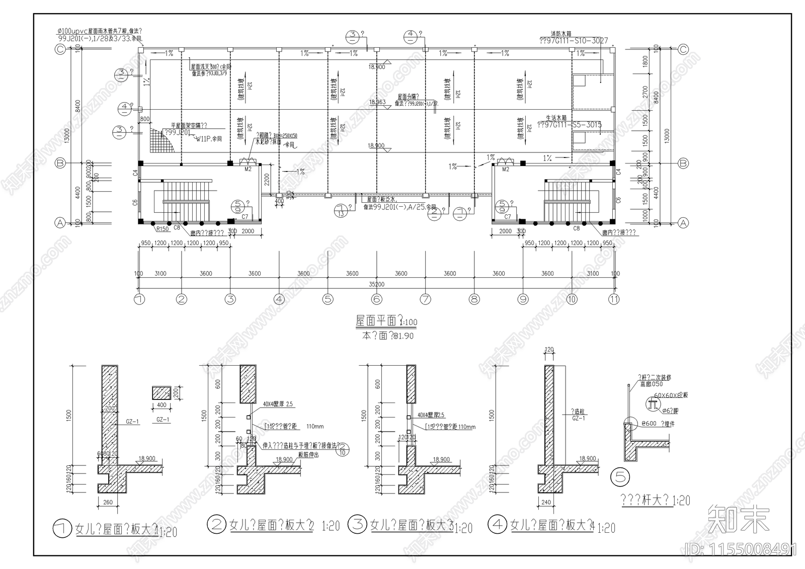 小学全cad施工图下载【ID:1155008491】