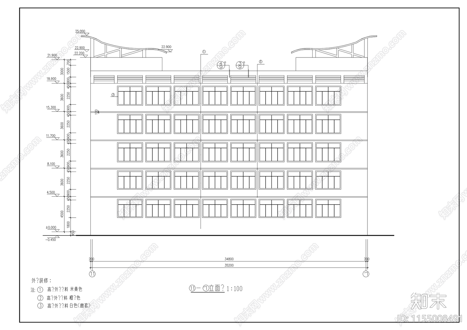 小学全cad施工图下载【ID:1155008491】