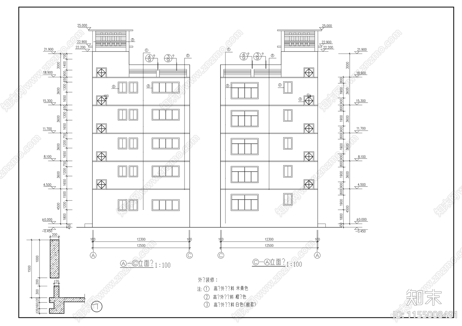 小学全cad施工图下载【ID:1155008491】