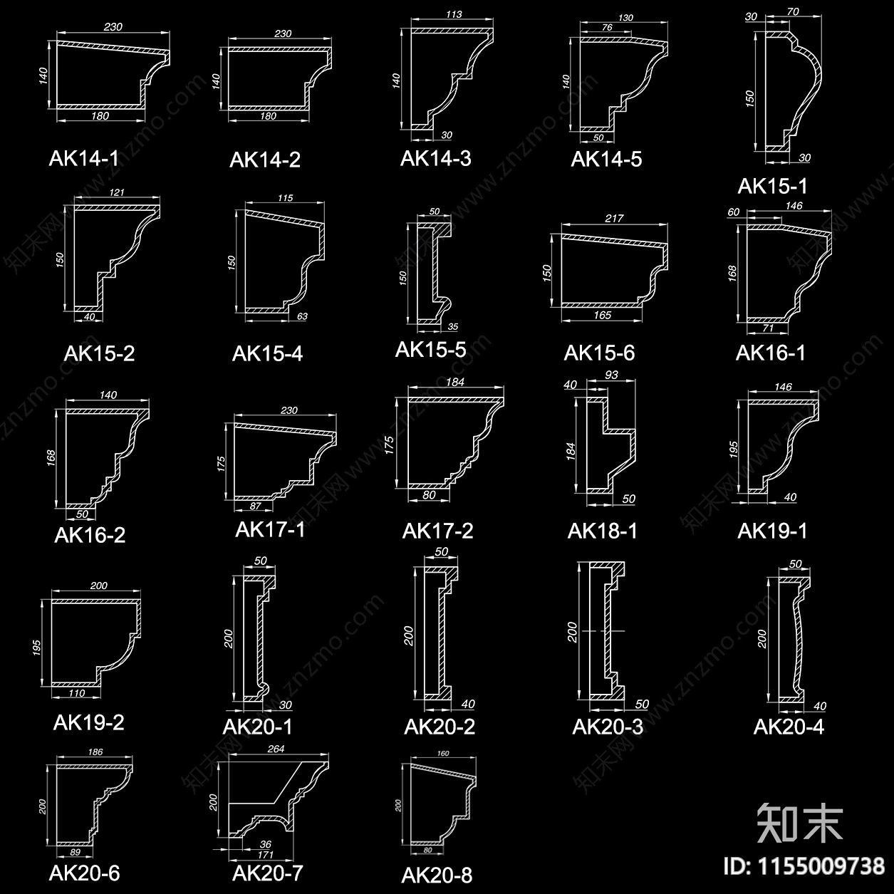 简欧石膏线线条3D模型下载【ID:1155009738】