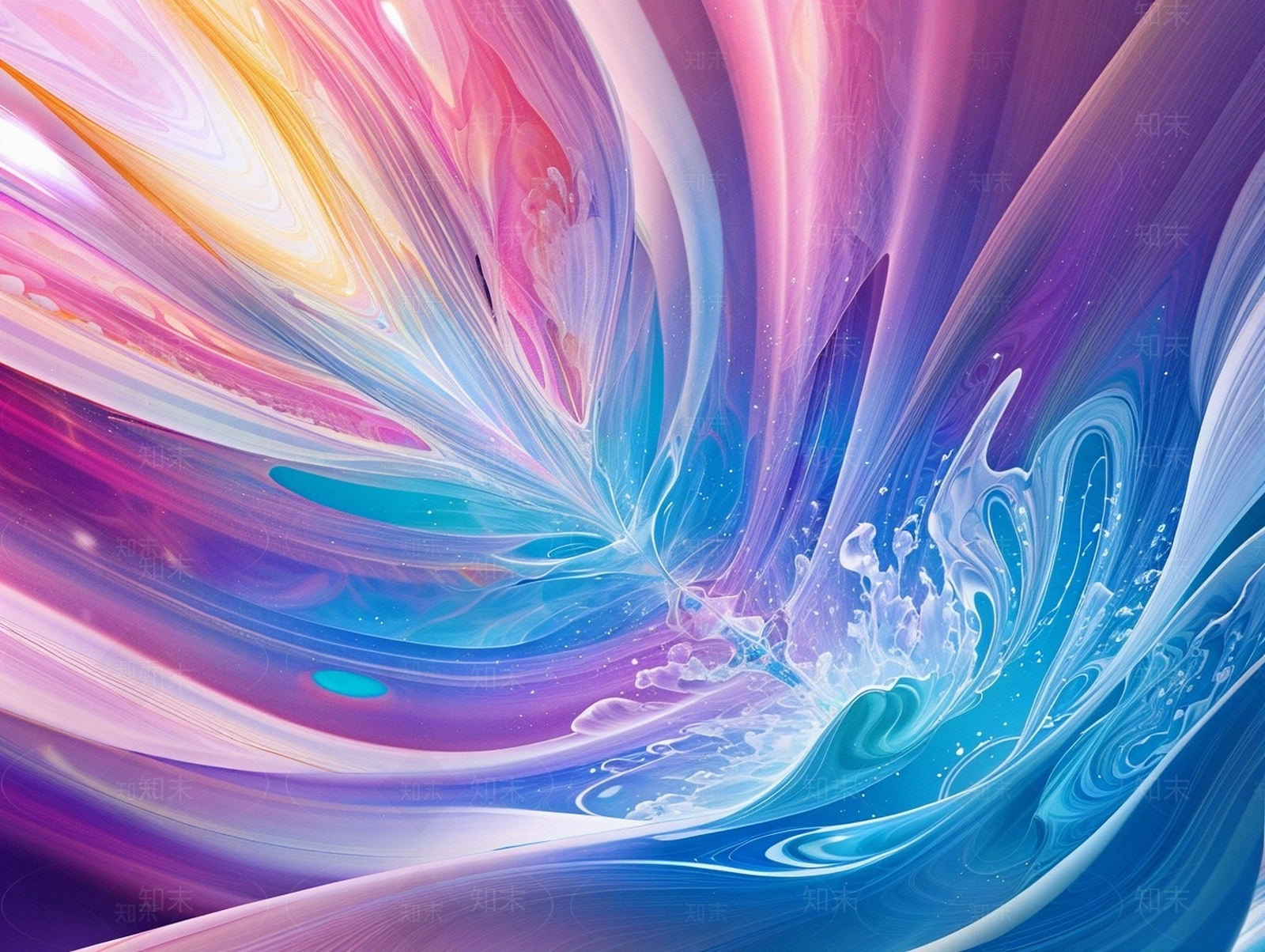 现代抽象流线壁纸贴图下载【ID:1155010570】