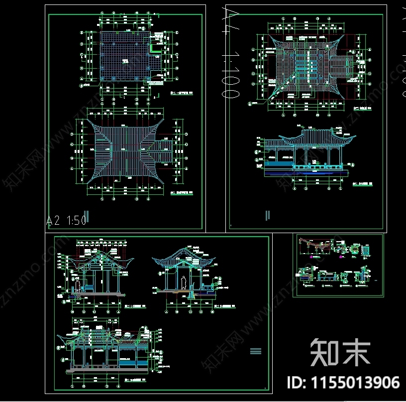 轩二cad施工图下载【ID:1155013906】