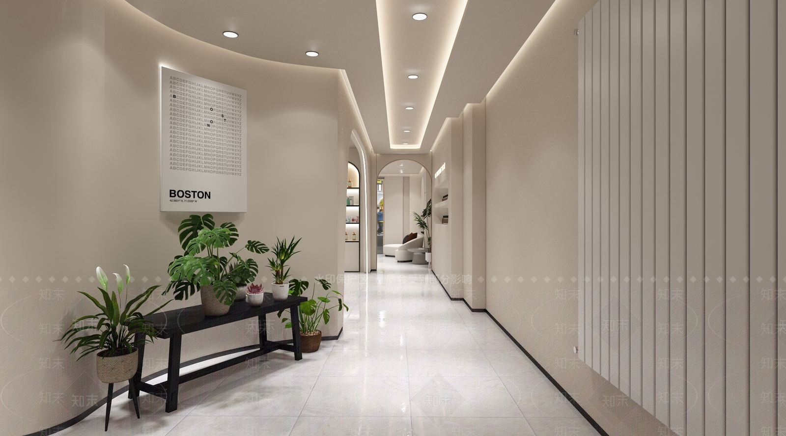 侘寂风美容院3D模型下载【ID:1155017625】