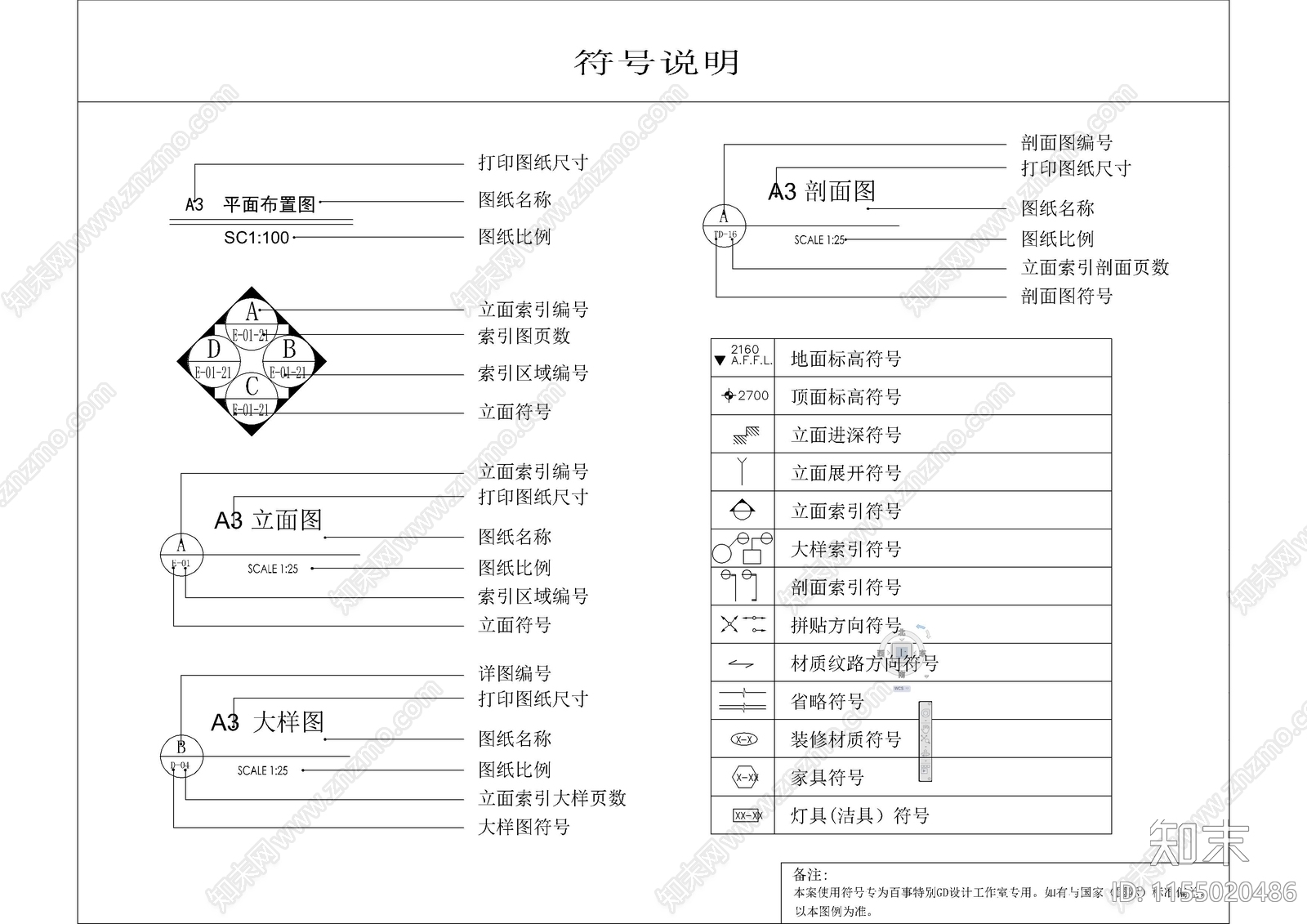 制图规范图框施工图下载【ID:1155020486】