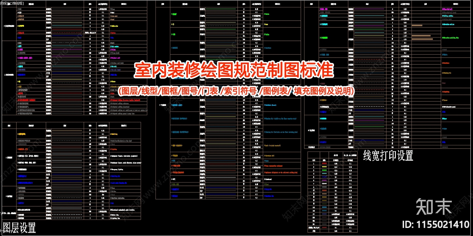 室内装修绘图规范制图标准施工图下载【ID:1155021410】