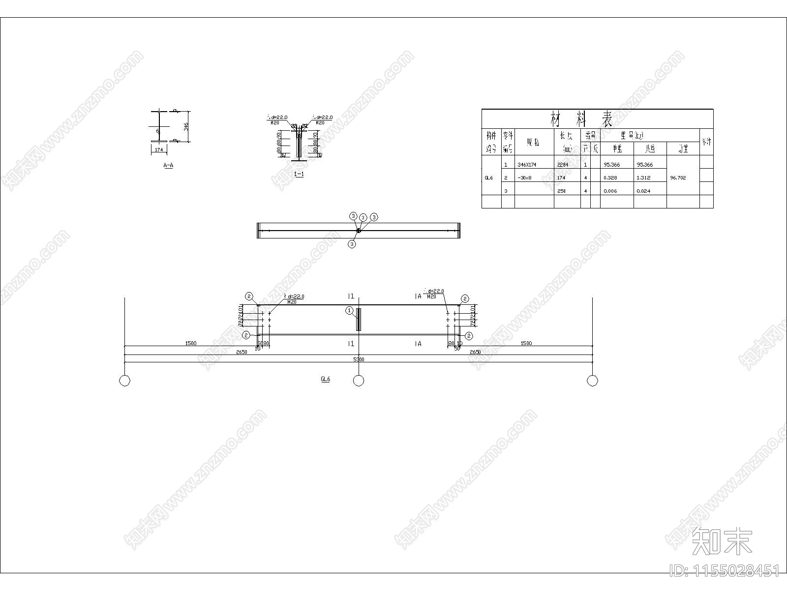 钢结构点式玻璃采光顶cad施工图下载【ID:1155028451】