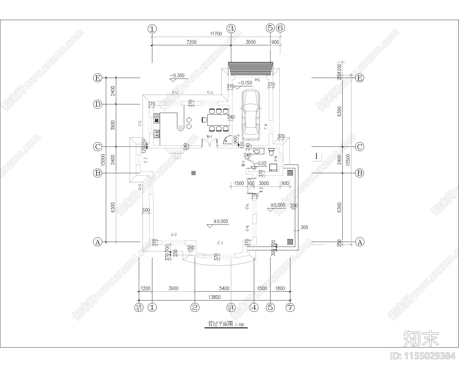 D085cad施工图下载【ID:1155029384】