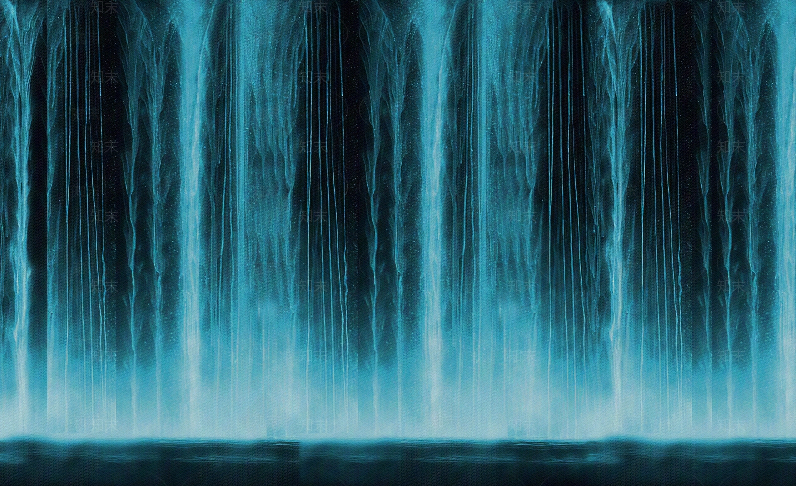 LED瀑布屏幕贴图下载【ID:1155038474】