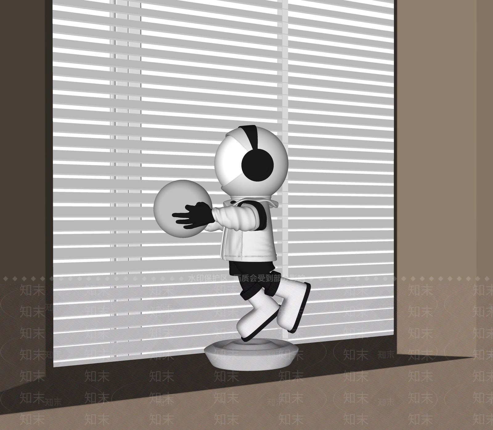 现代潮玩公仔SU模型下载【ID:1155040858】