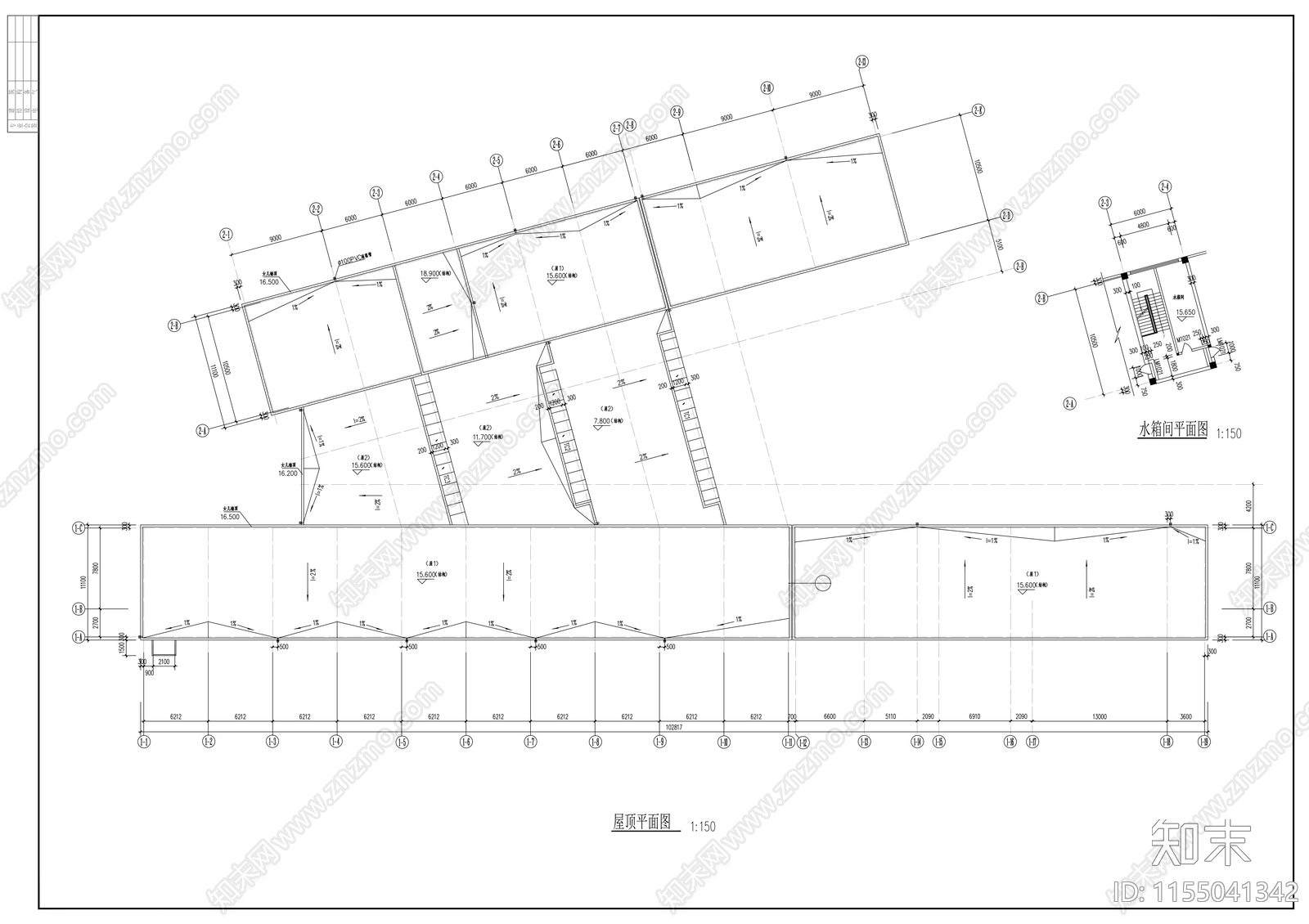 四层教学楼建筑方案图cad施工图下载【ID:1155041342】