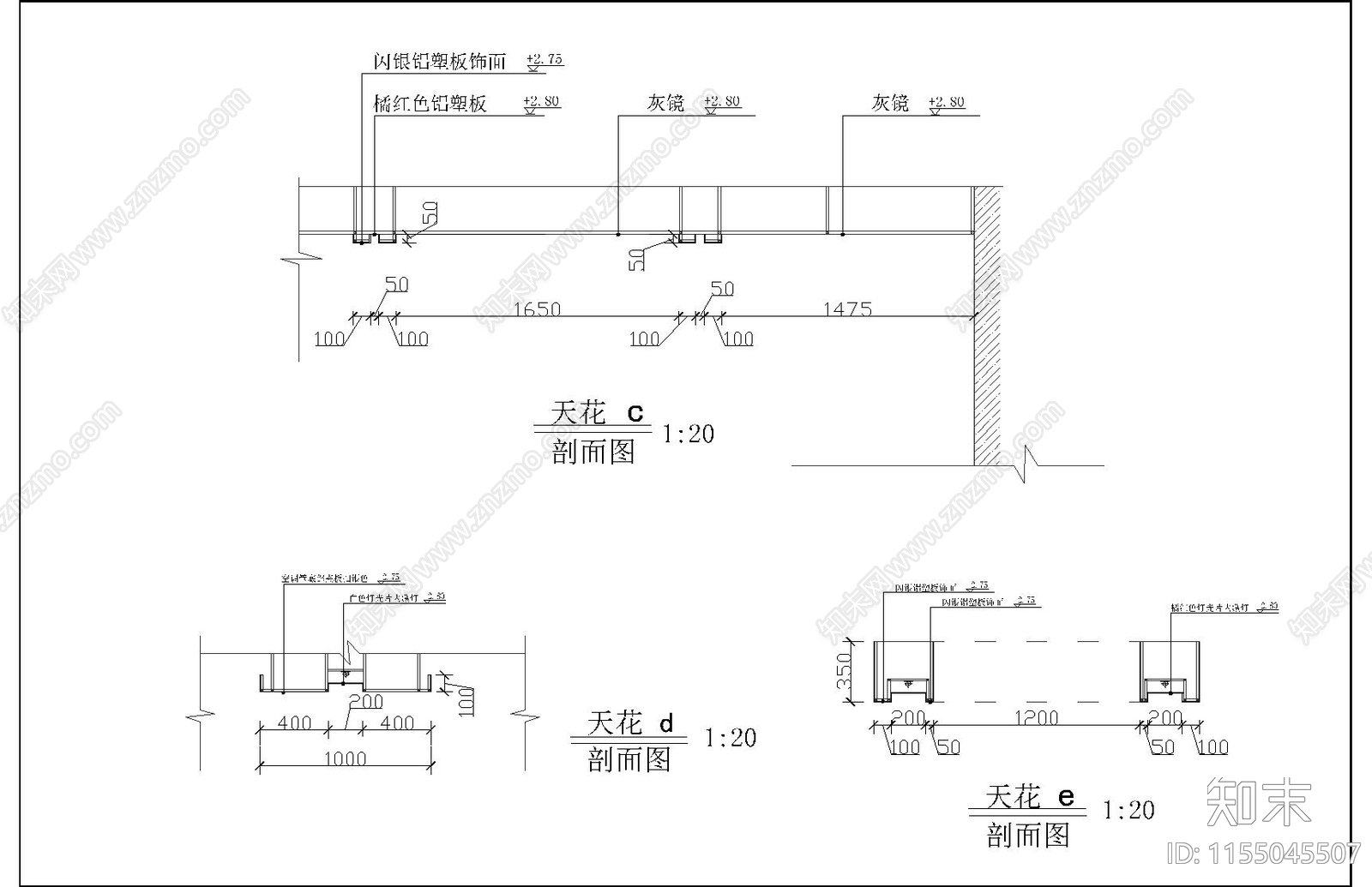 1550平方现代风格网吧网咖室内设计施工图下载【ID:1155045507】