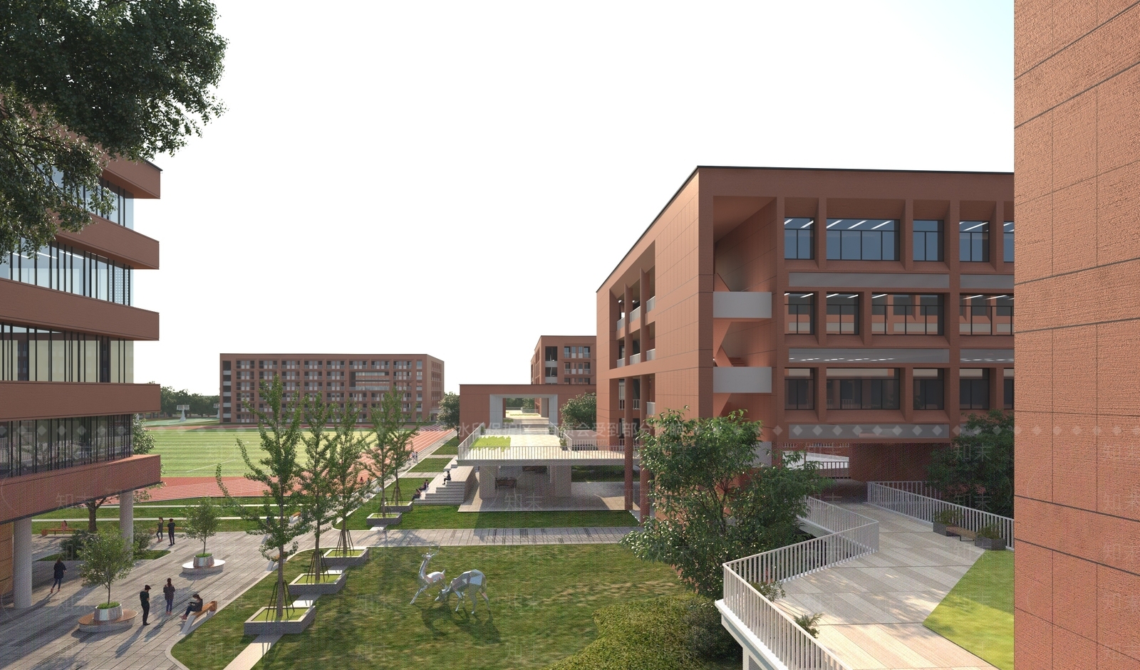 工业风学校3D模型下载【ID:1155056524】