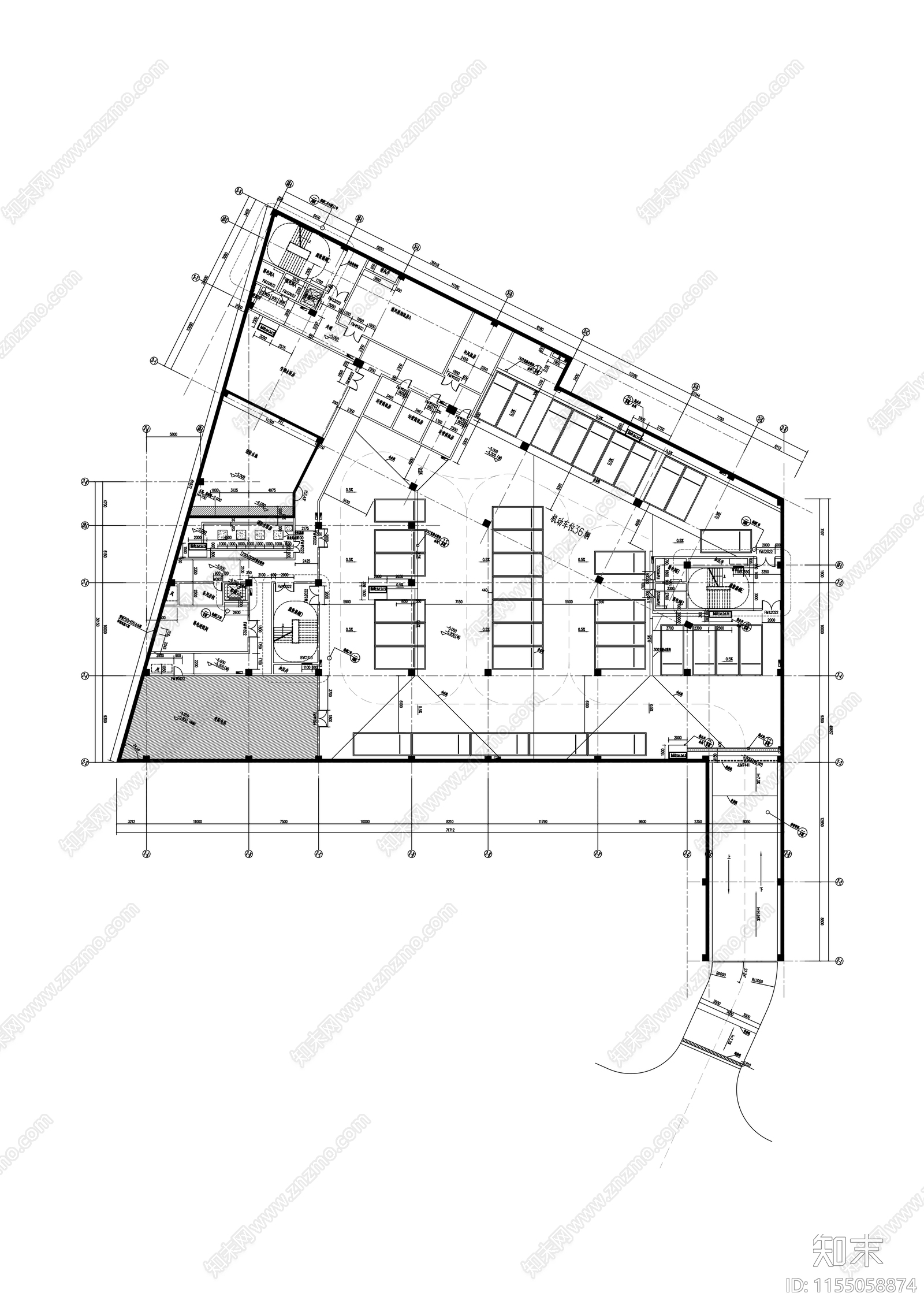 博物馆图纸建筑施工图下载【ID:1155058874】