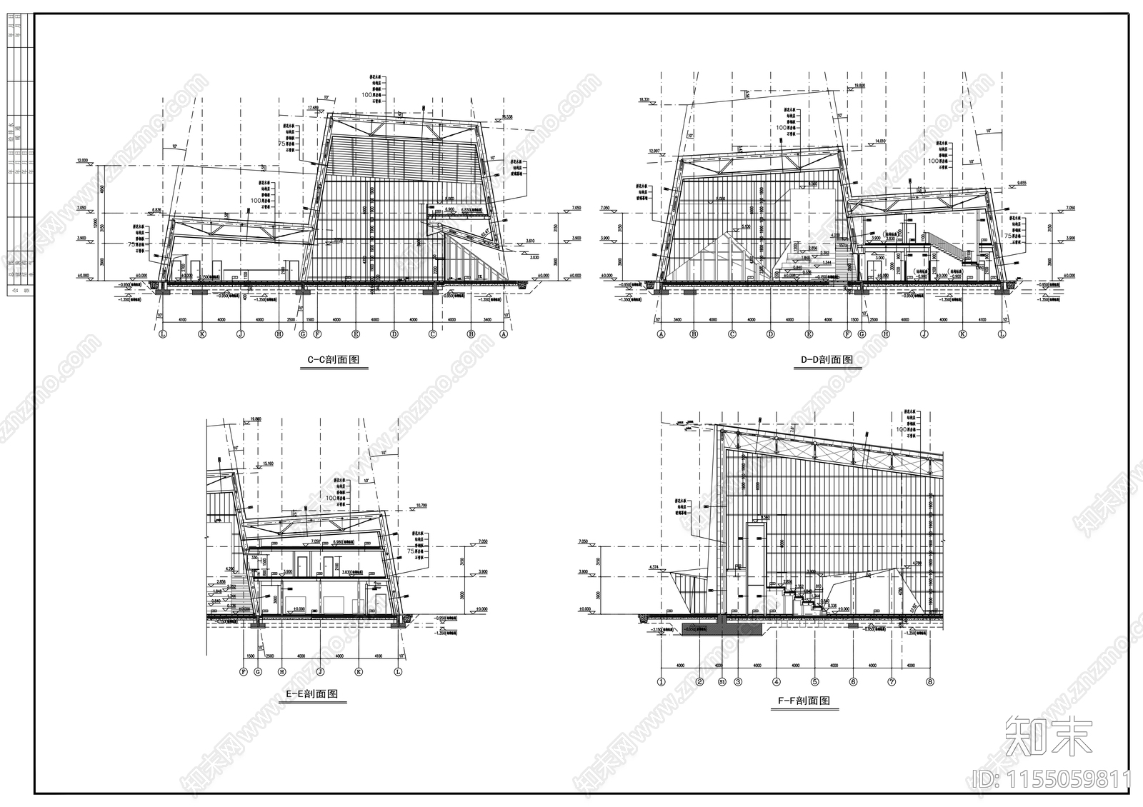 上海世博某东欧国家场馆建筑方案图施工图下载【ID:1155059811】