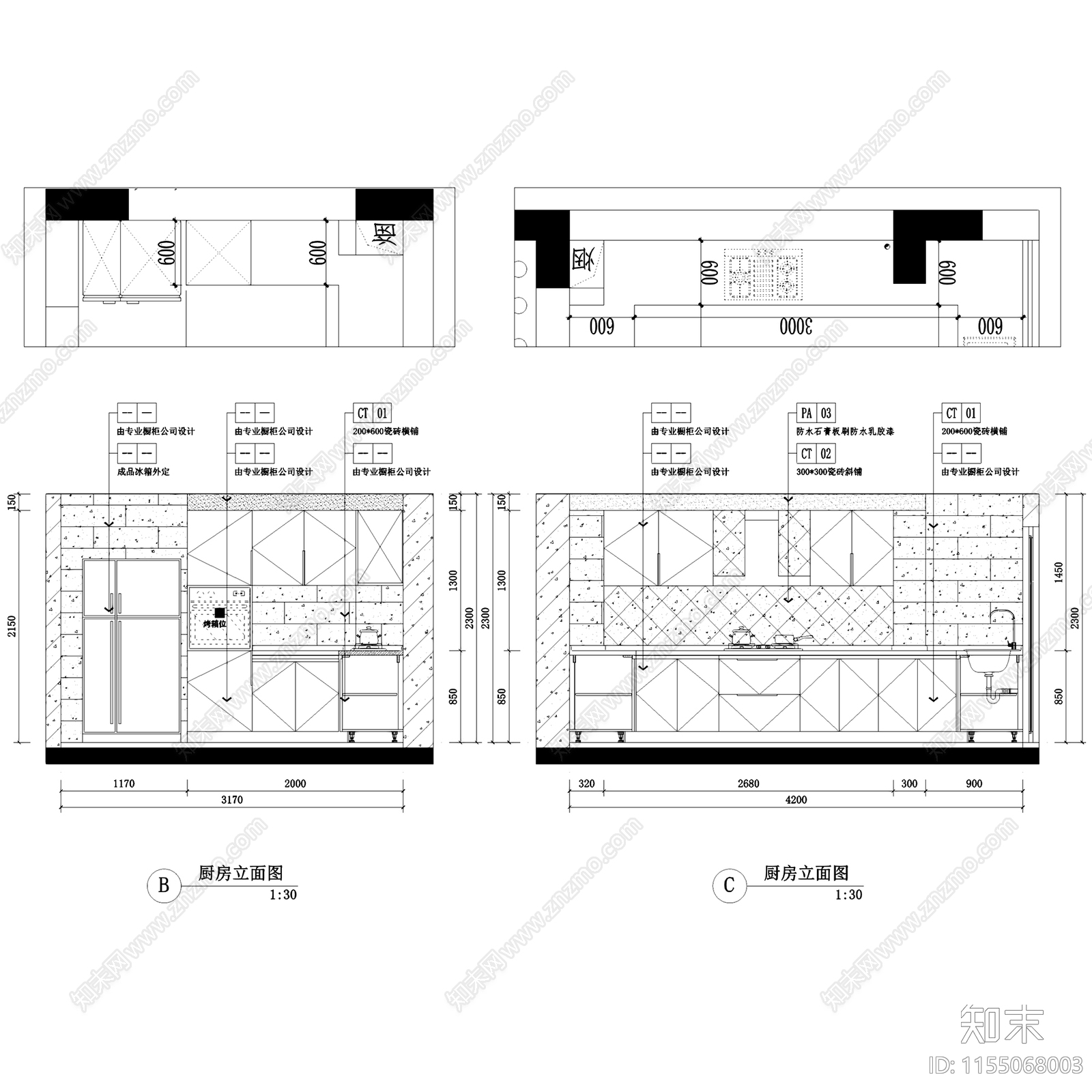 现代简约杭州风雅钱塘二层别墅挑空室内家装cad施工图下载【ID:1155068003】