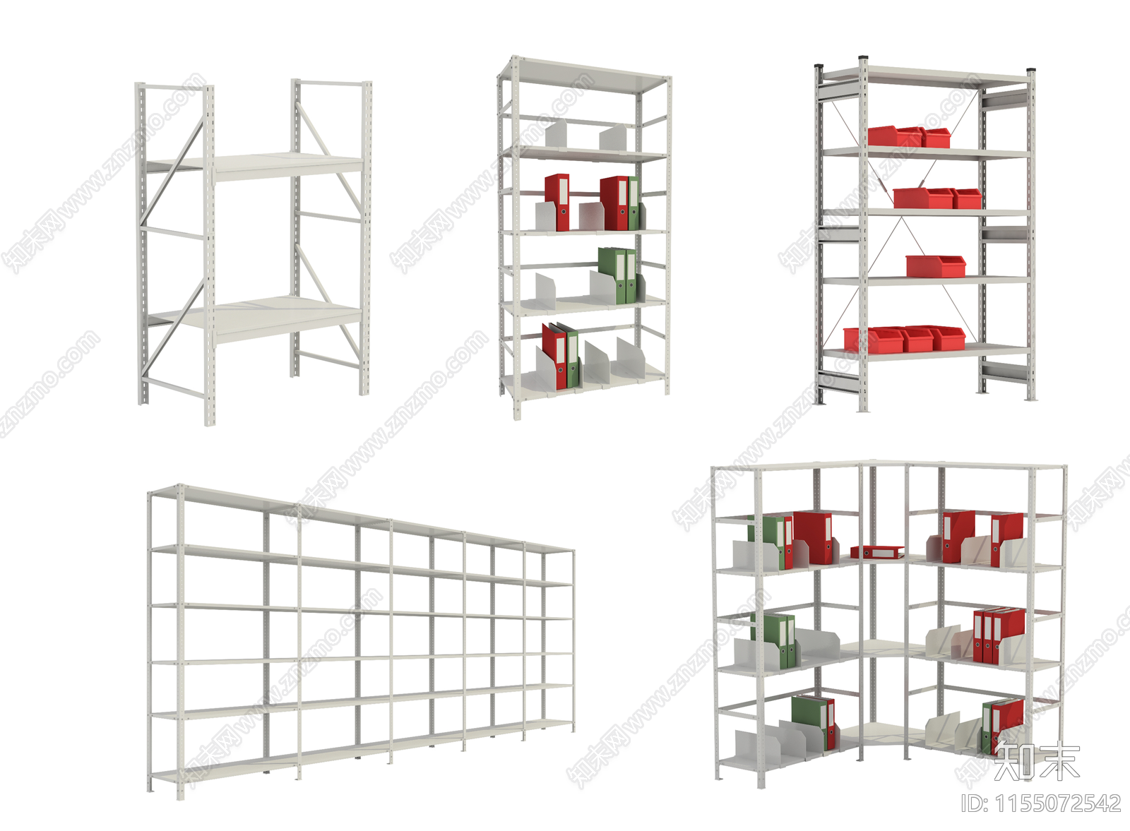 现代货架SU模型下载【ID:1155072542】