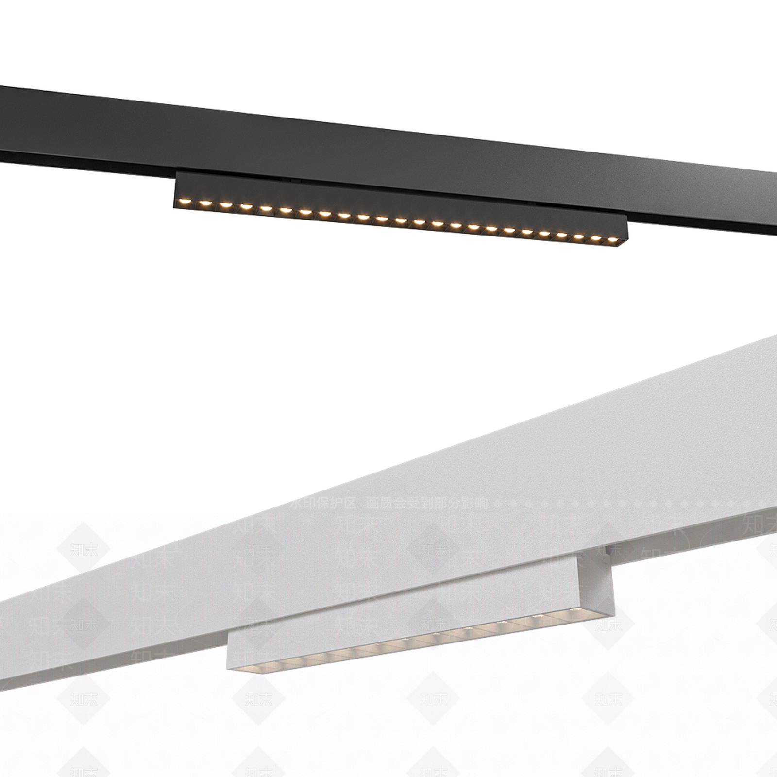 Byled现代轨道灯3D模型下载【ID:1155105538】