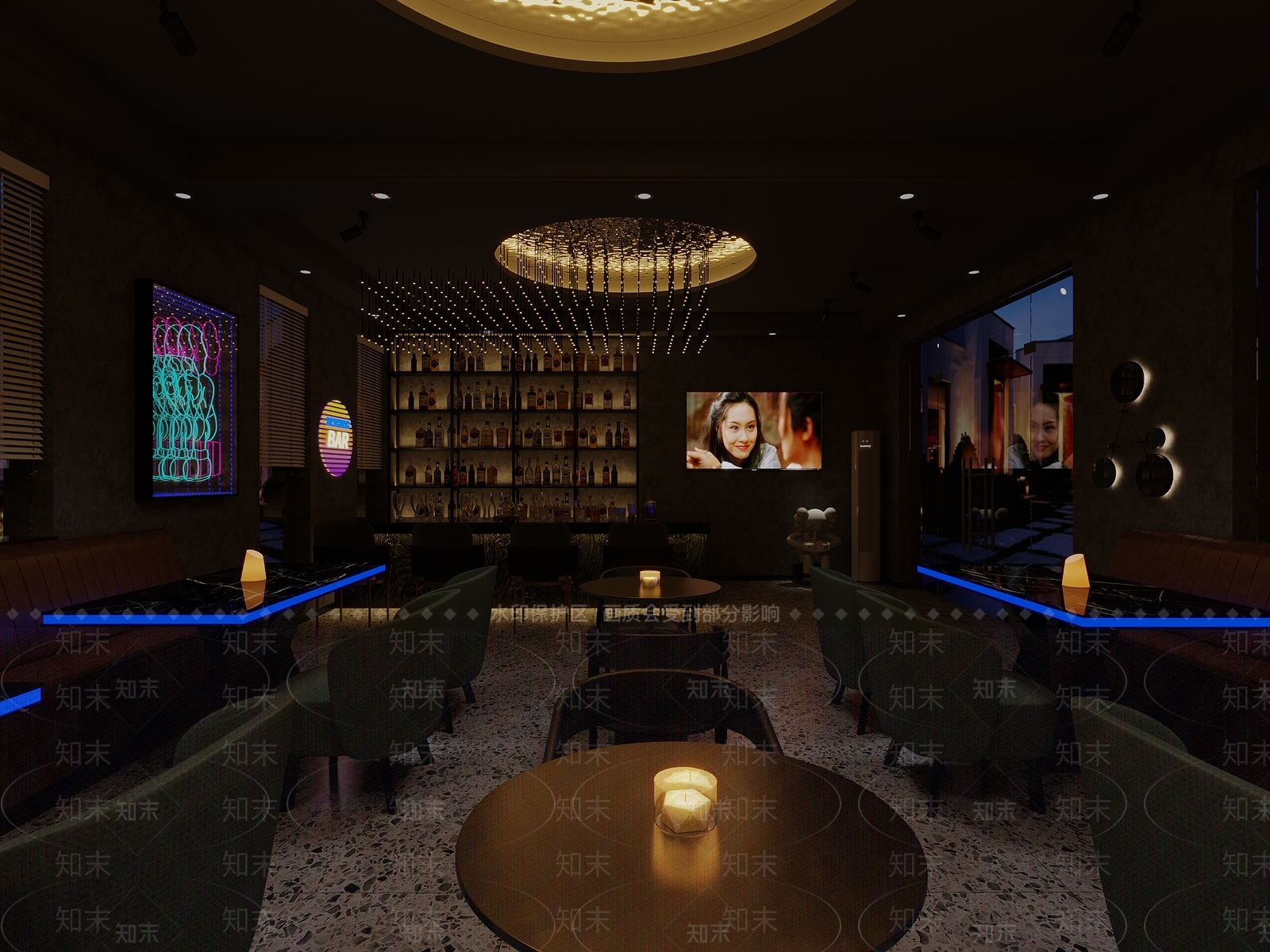 现代酒吧3D模型下载【ID:1155118442】