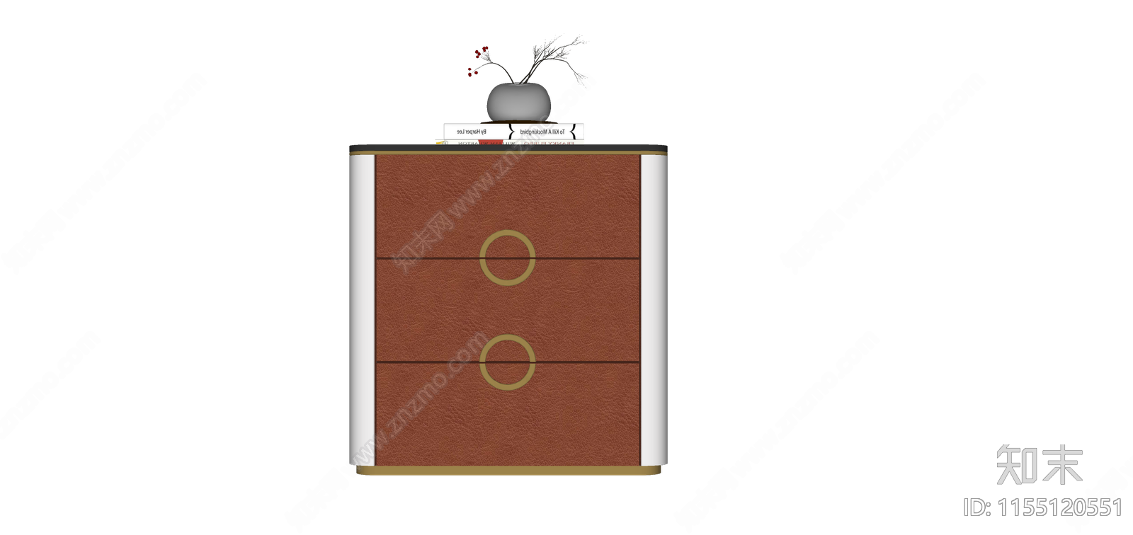 现代床头柜SU模型下载【ID:1155120551】